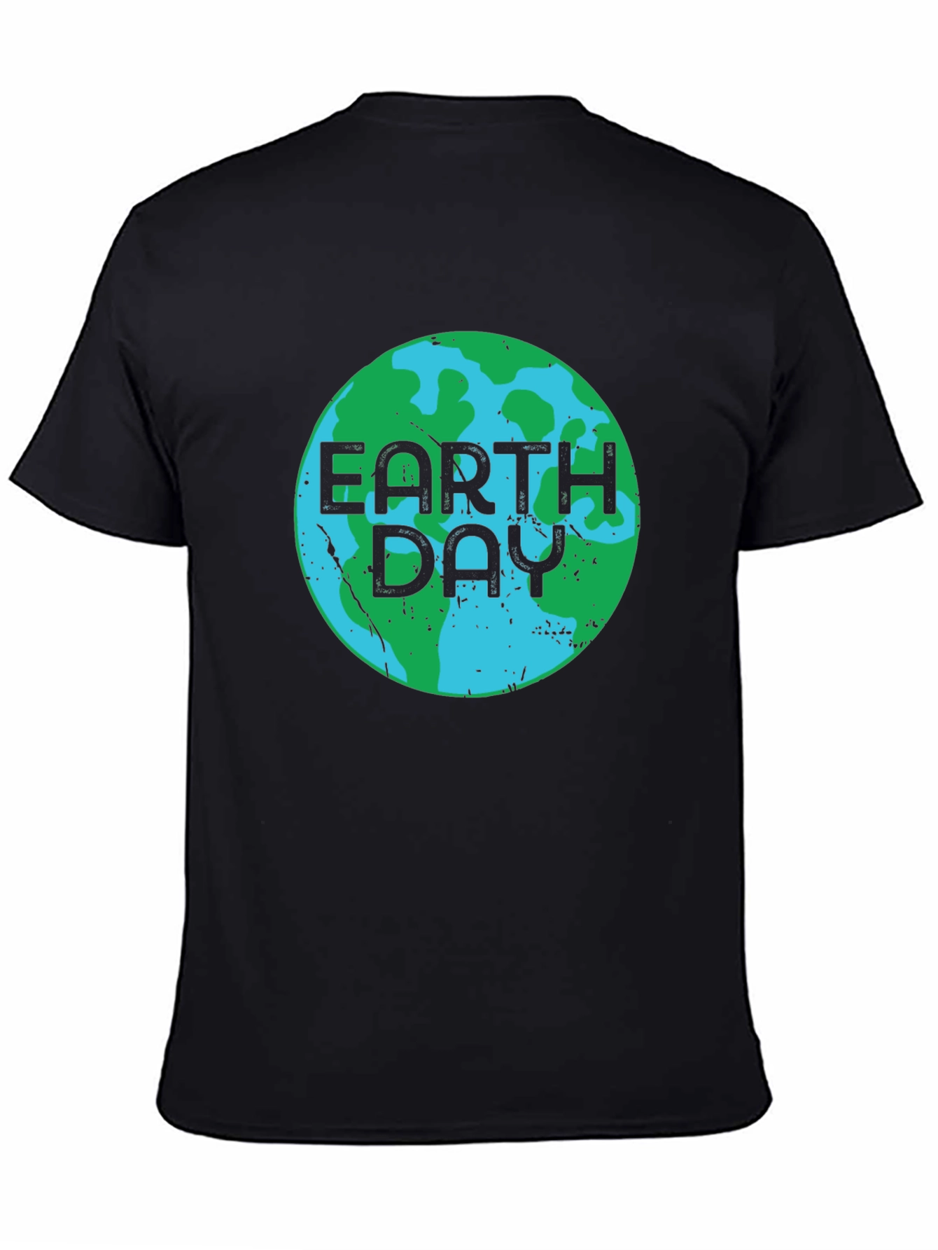 Earth Day Black T-Shirt - Environmental Awareness