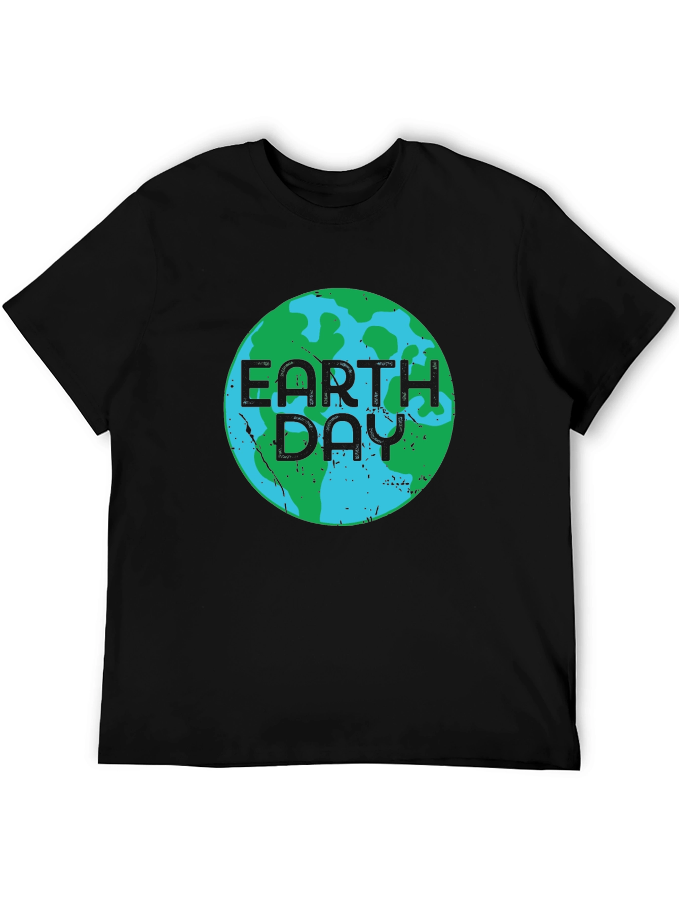 Earth Day Black T-Shirt - Environmental Awareness