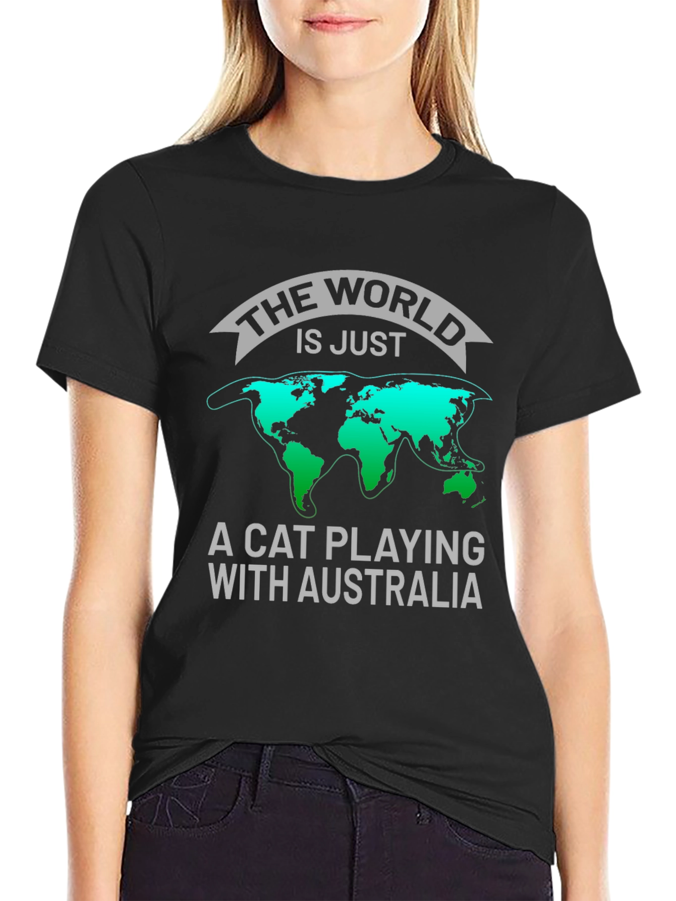 The World Is Just A Cat Playing T-Shirt
