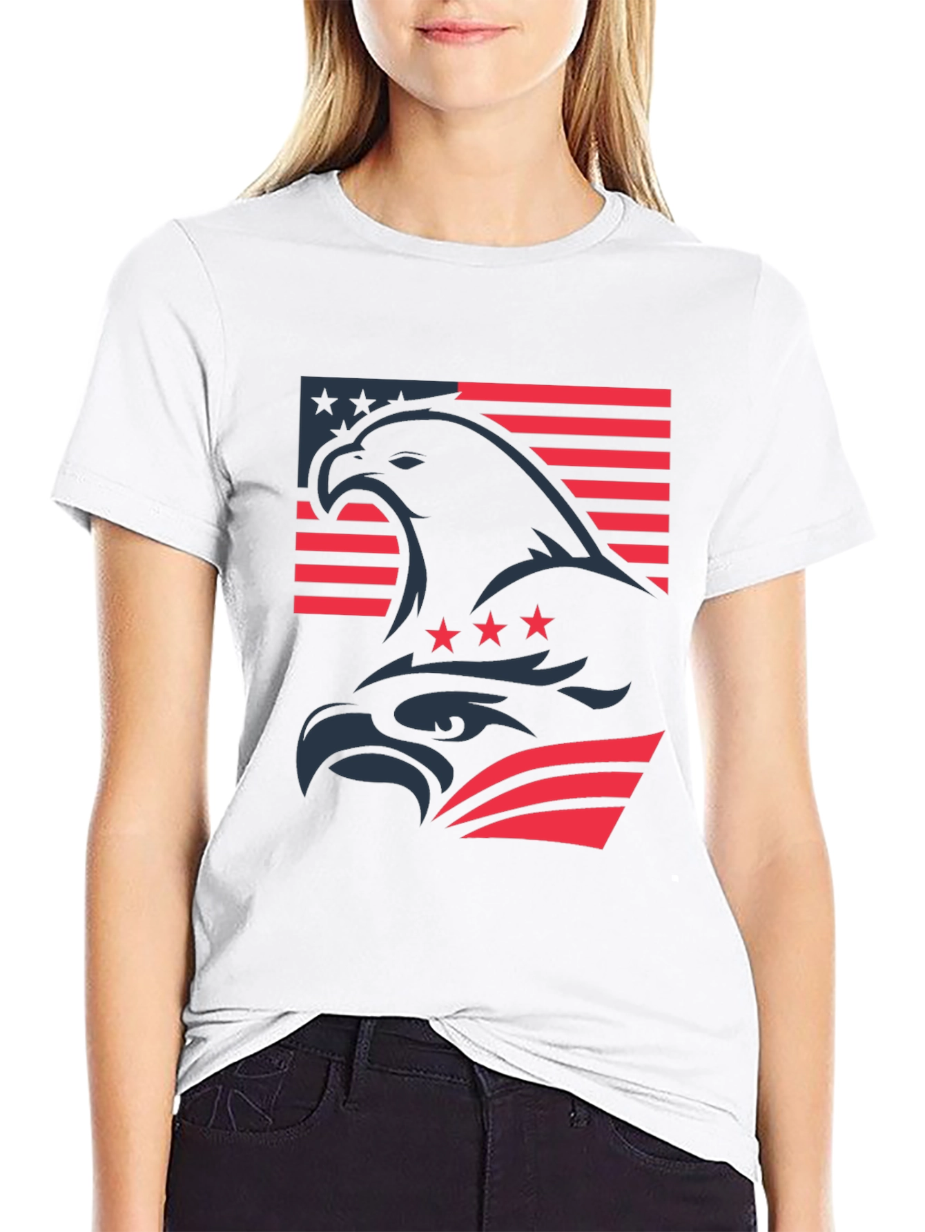 American Eagle Flag Graphic T-Shirt