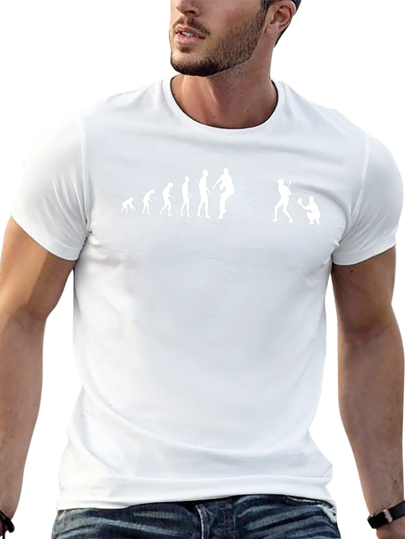 Baseball Evolution Graphic Tee