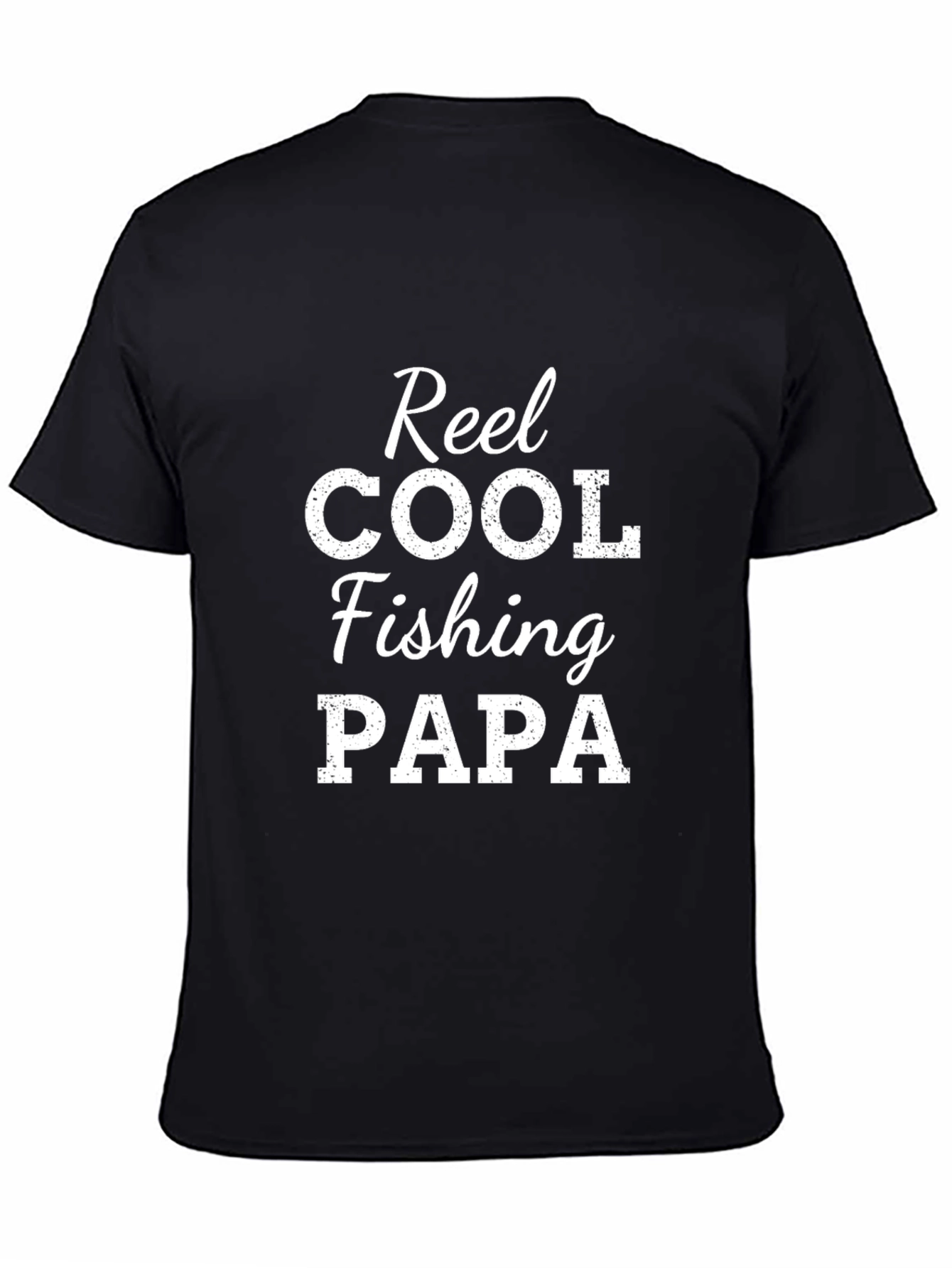 Reel Cool Fishing Papa Graphic T-Shirt