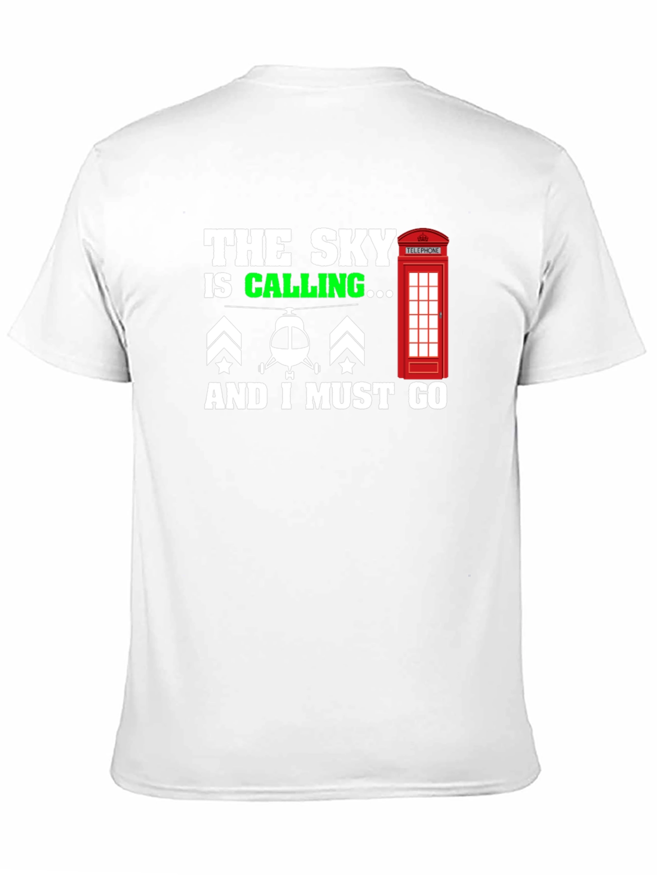 The Sky is Calling T-Shirt: Helicopter Pilot Tee