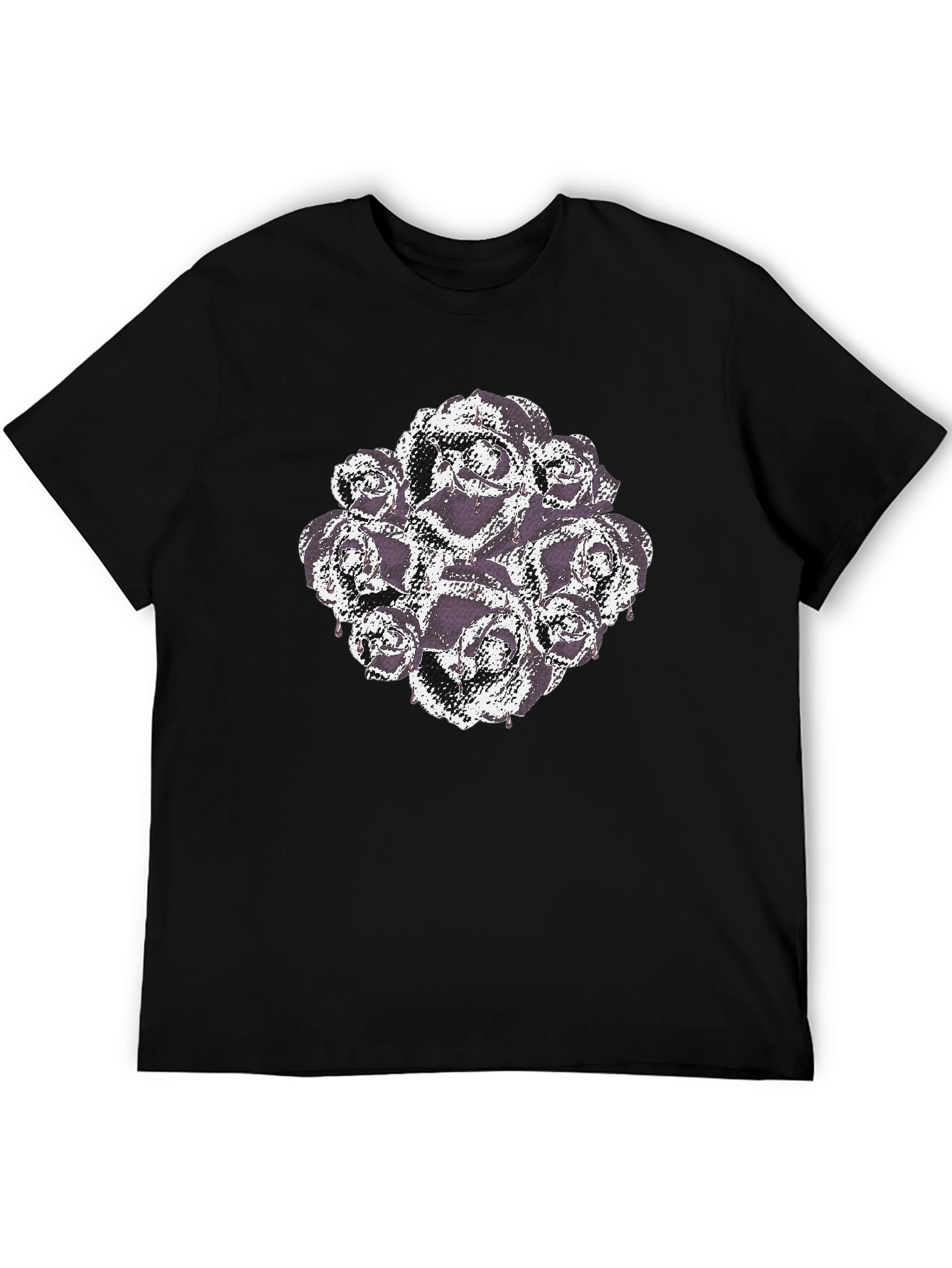 Roses Graphic Tee - Unique Floral Design