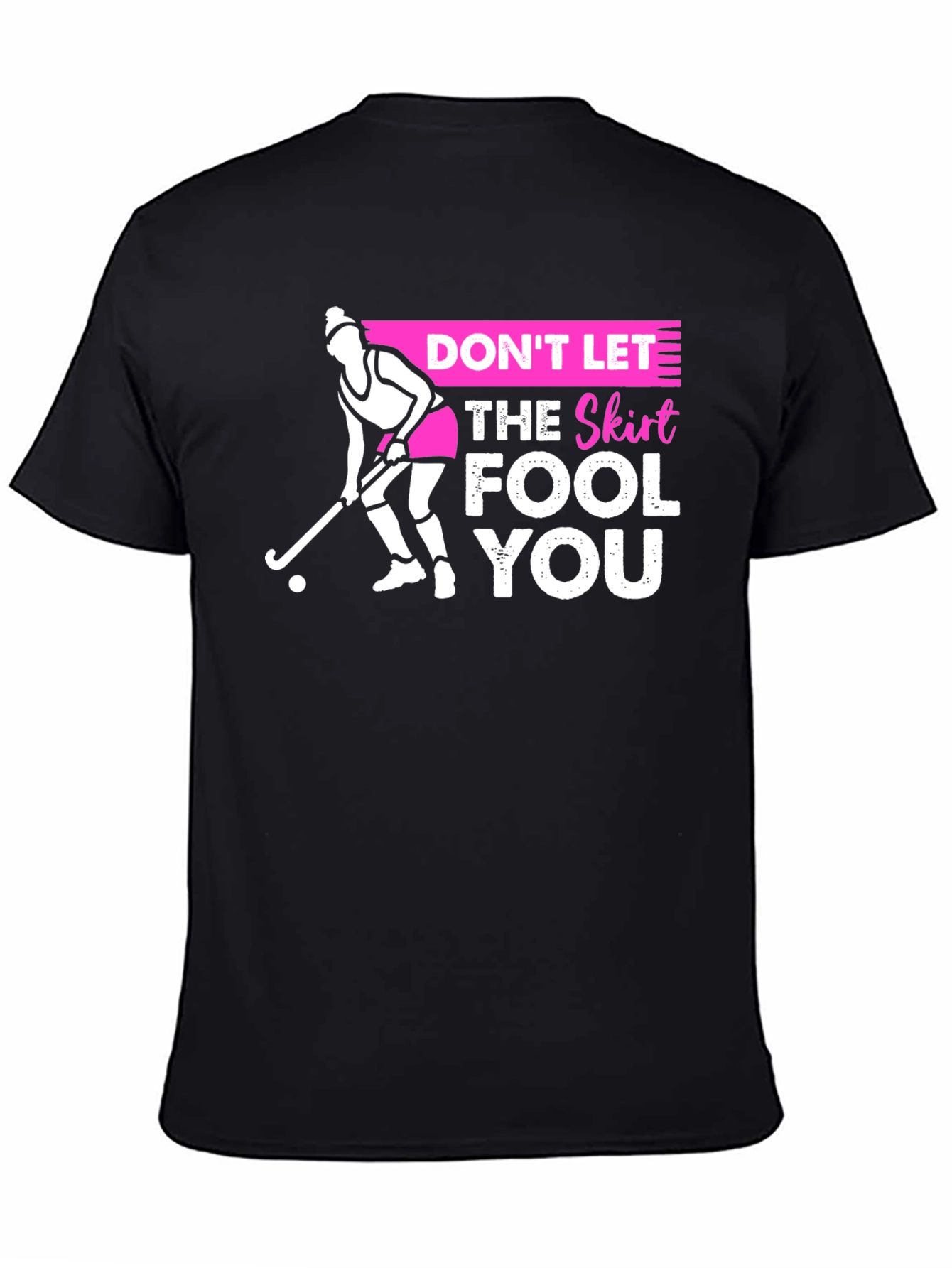 Field Hockey Skirt Warning Graphic T-Shirt