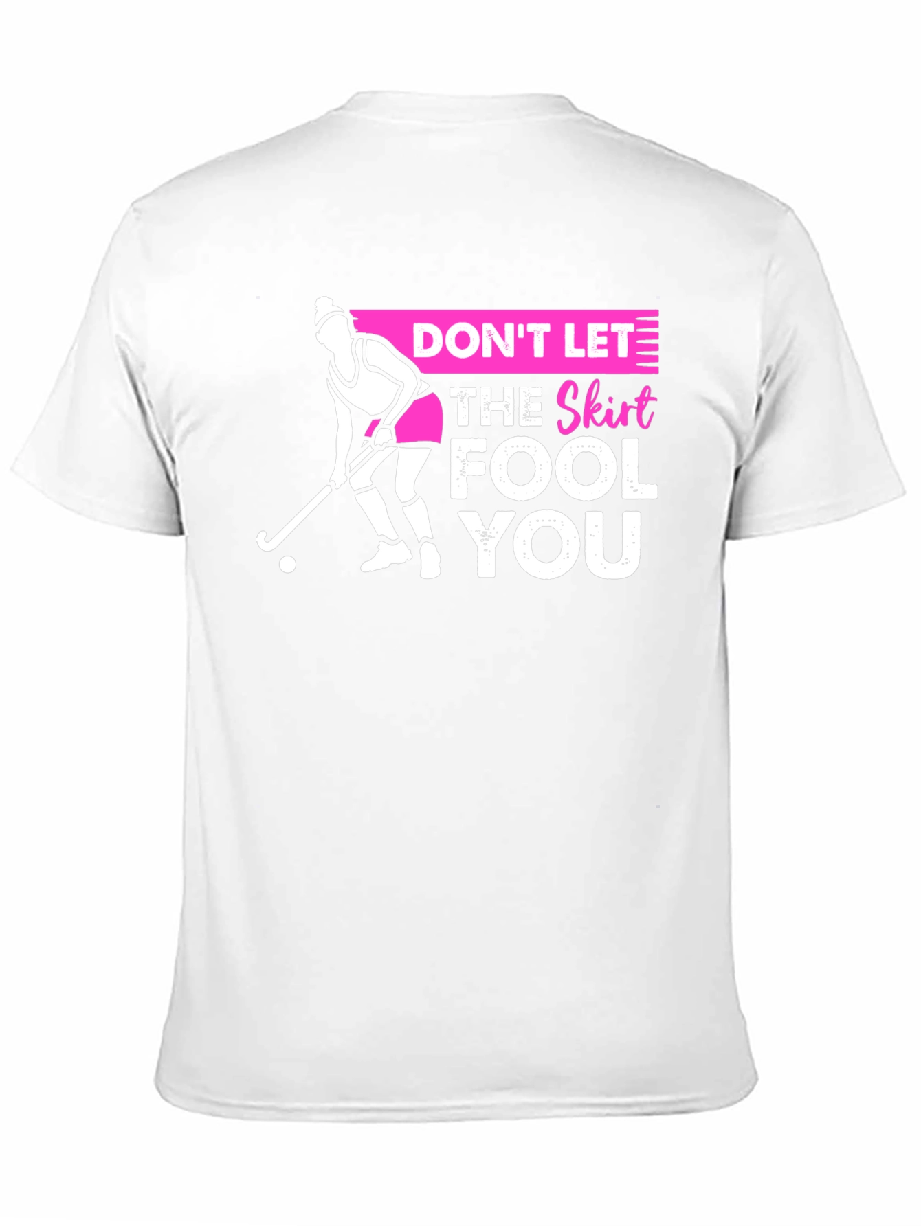 Field Hockey Skirt Warning Graphic T-Shirt