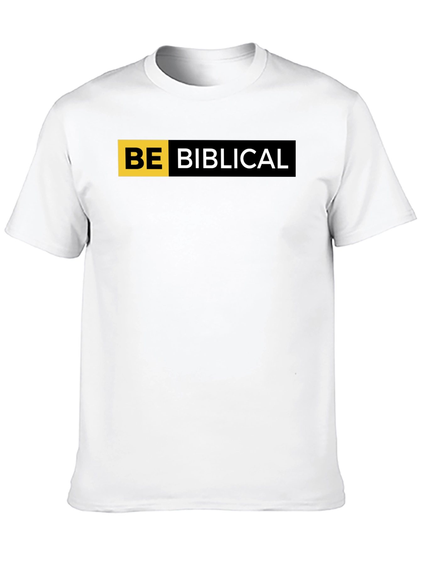 Be Biblical Black T-Shirt - Religious Graphic Tee
