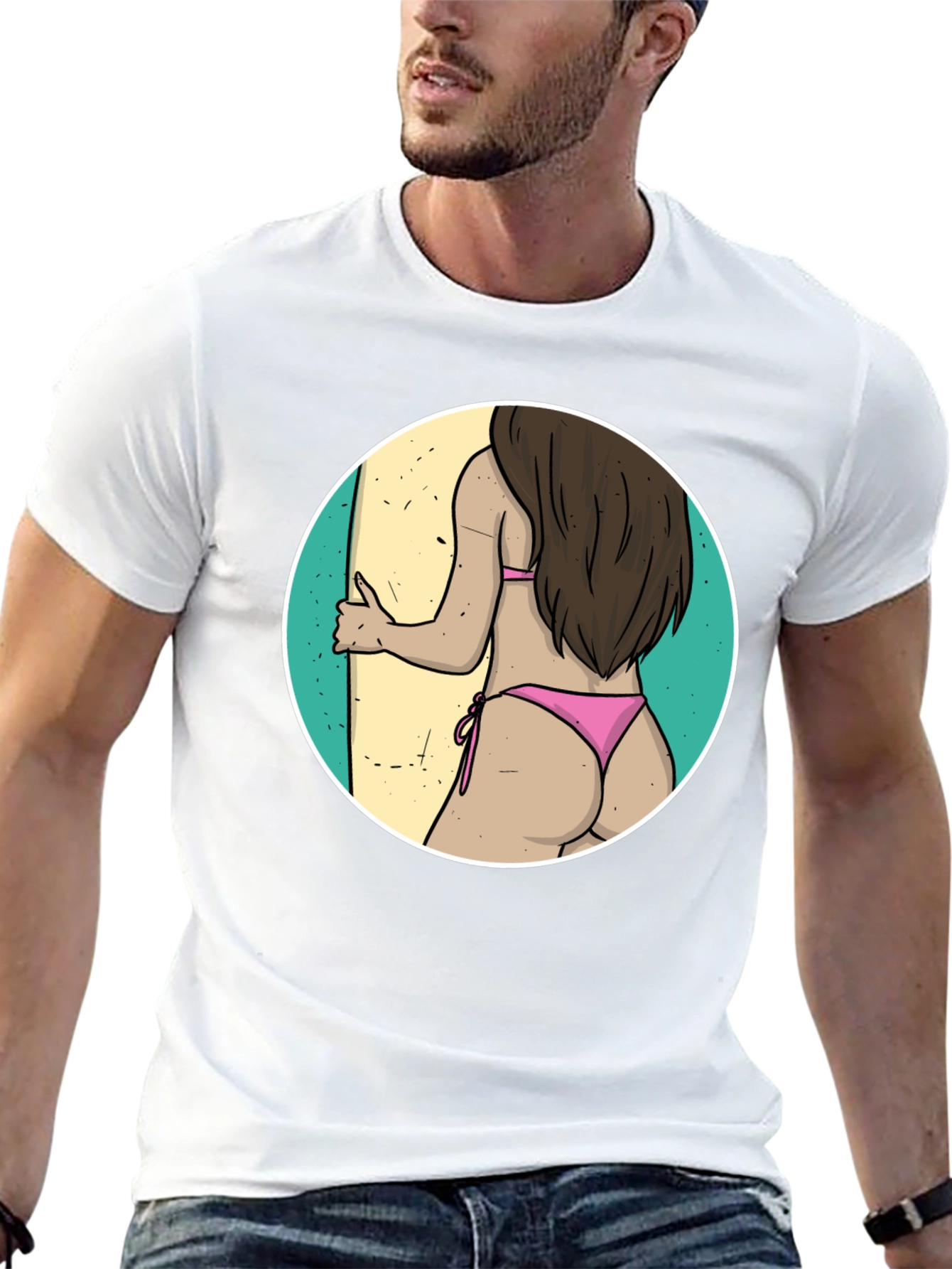 Surfs Up Graphic Tee - Beach Vibes