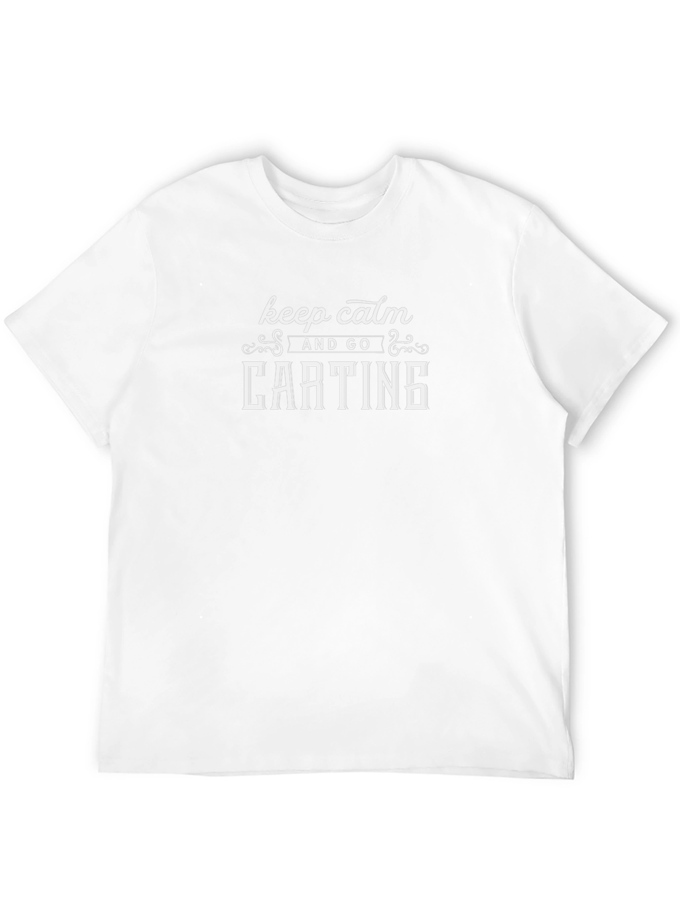 Keep Calm and Go Carting Black T-Shirt