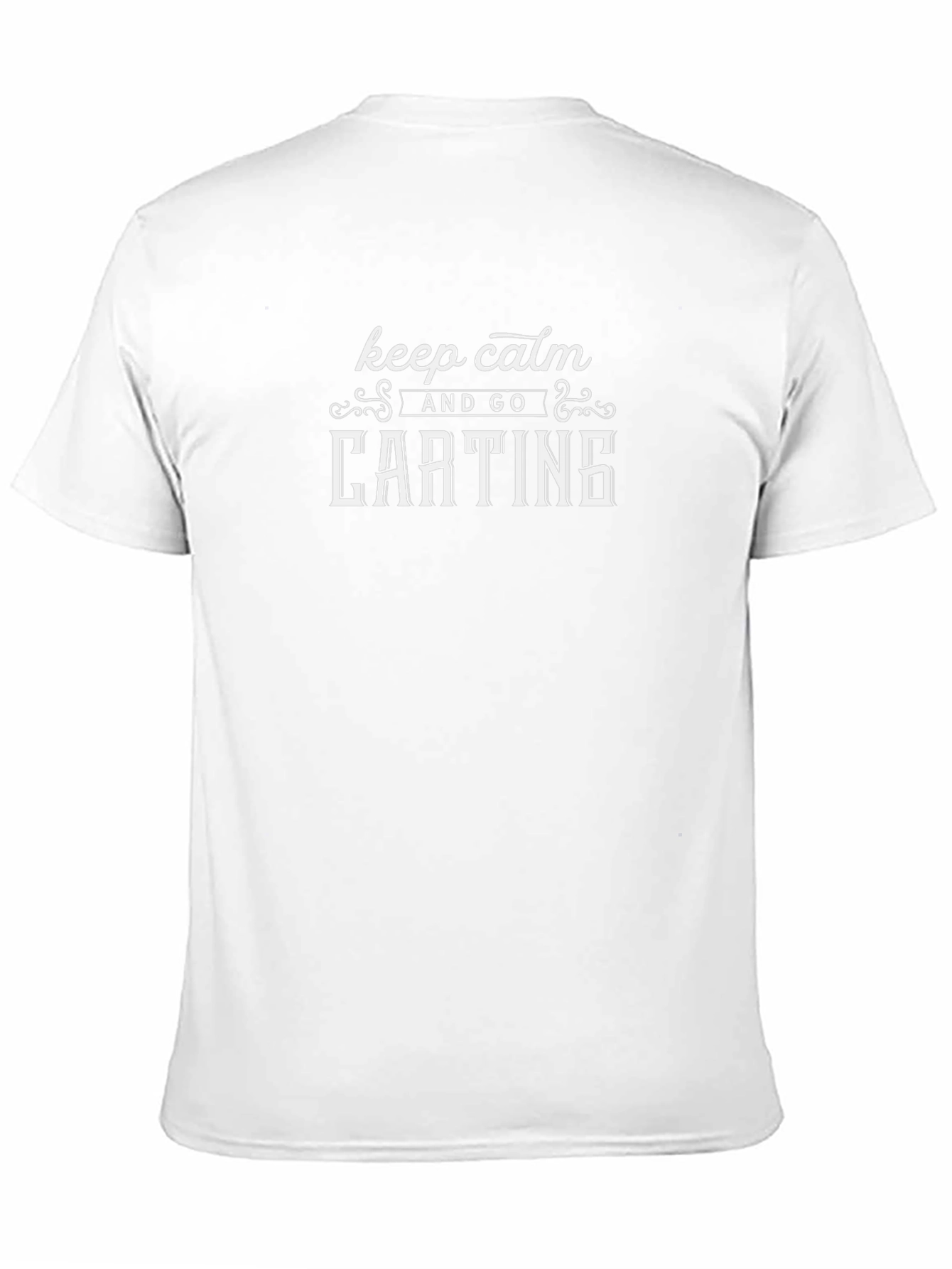 Keep Calm and Go Carting Black T-Shirt