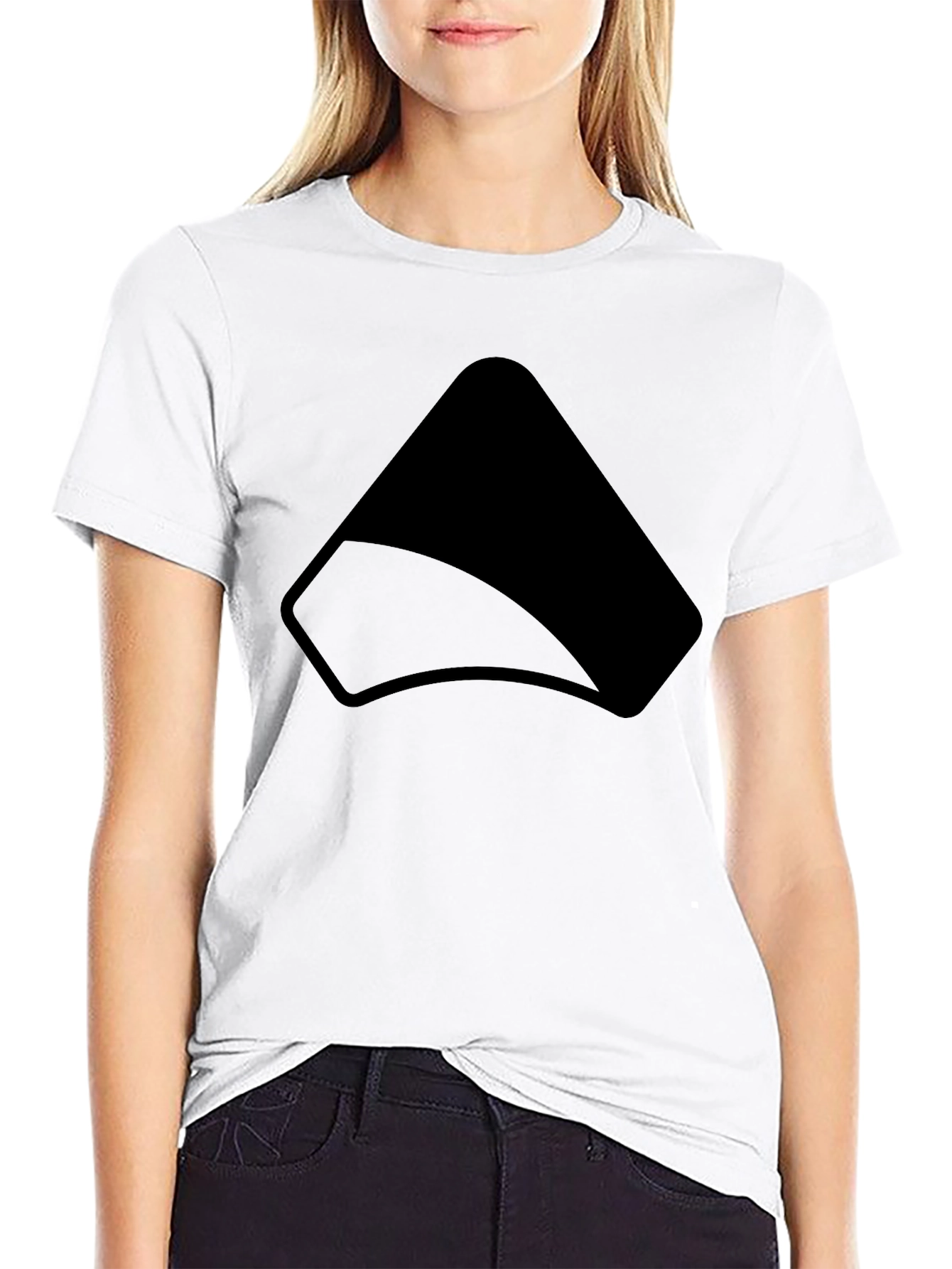 Modern Black Graphic Tee - Simple Style