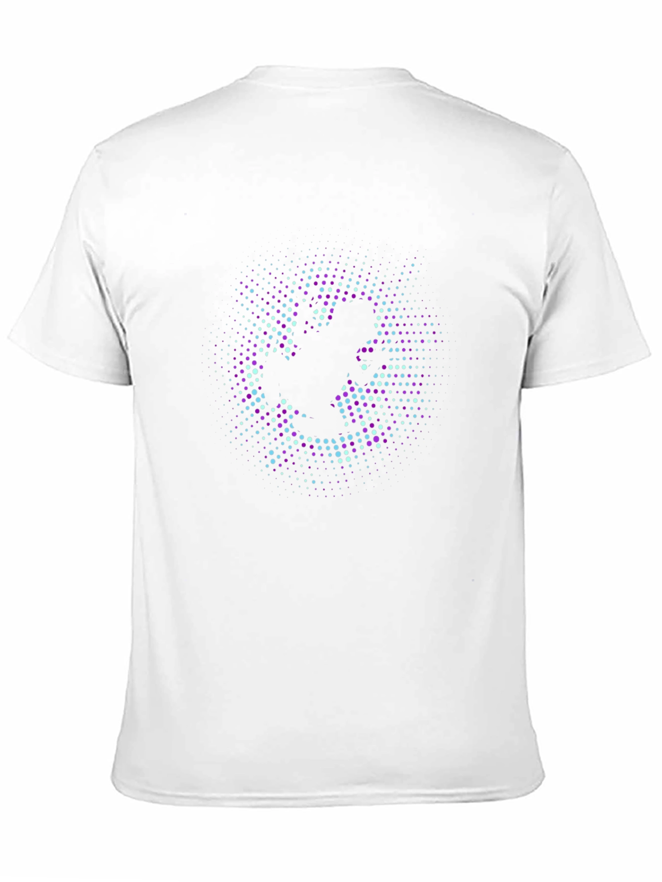 Abstract Dot Graphic Print T-Shirt - Casual Comfort