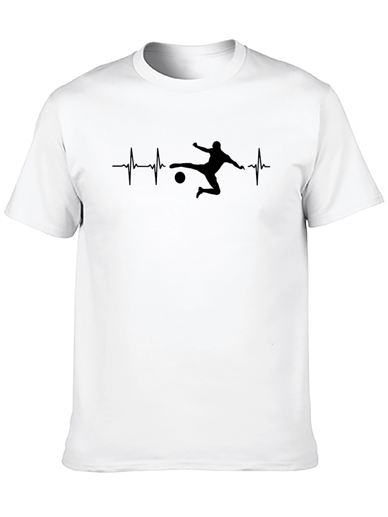 Soccer Heartbeat Graphic T-Shirt