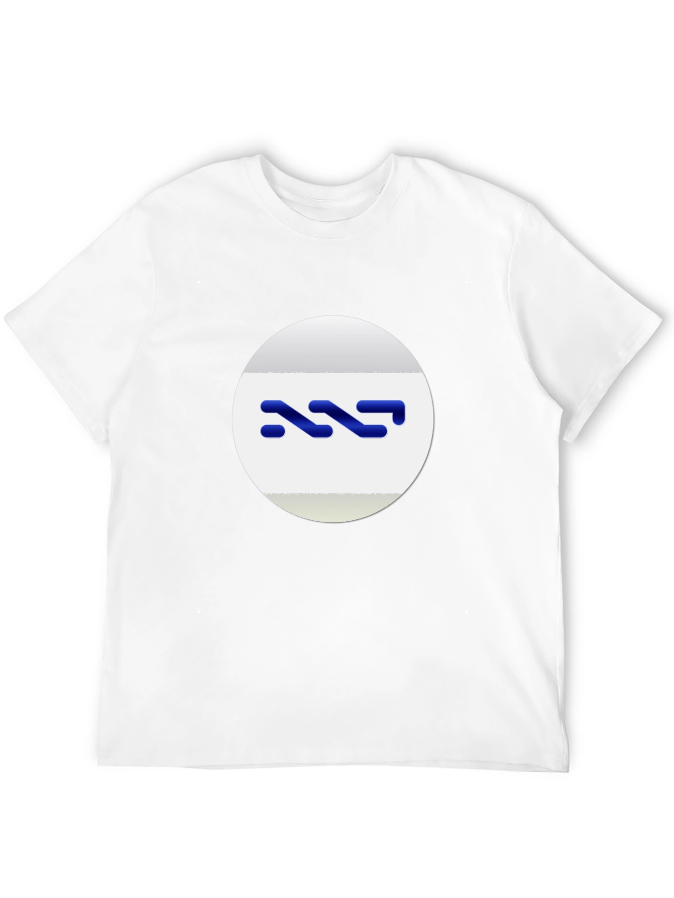 Modern Black Tee with Abstract Logo