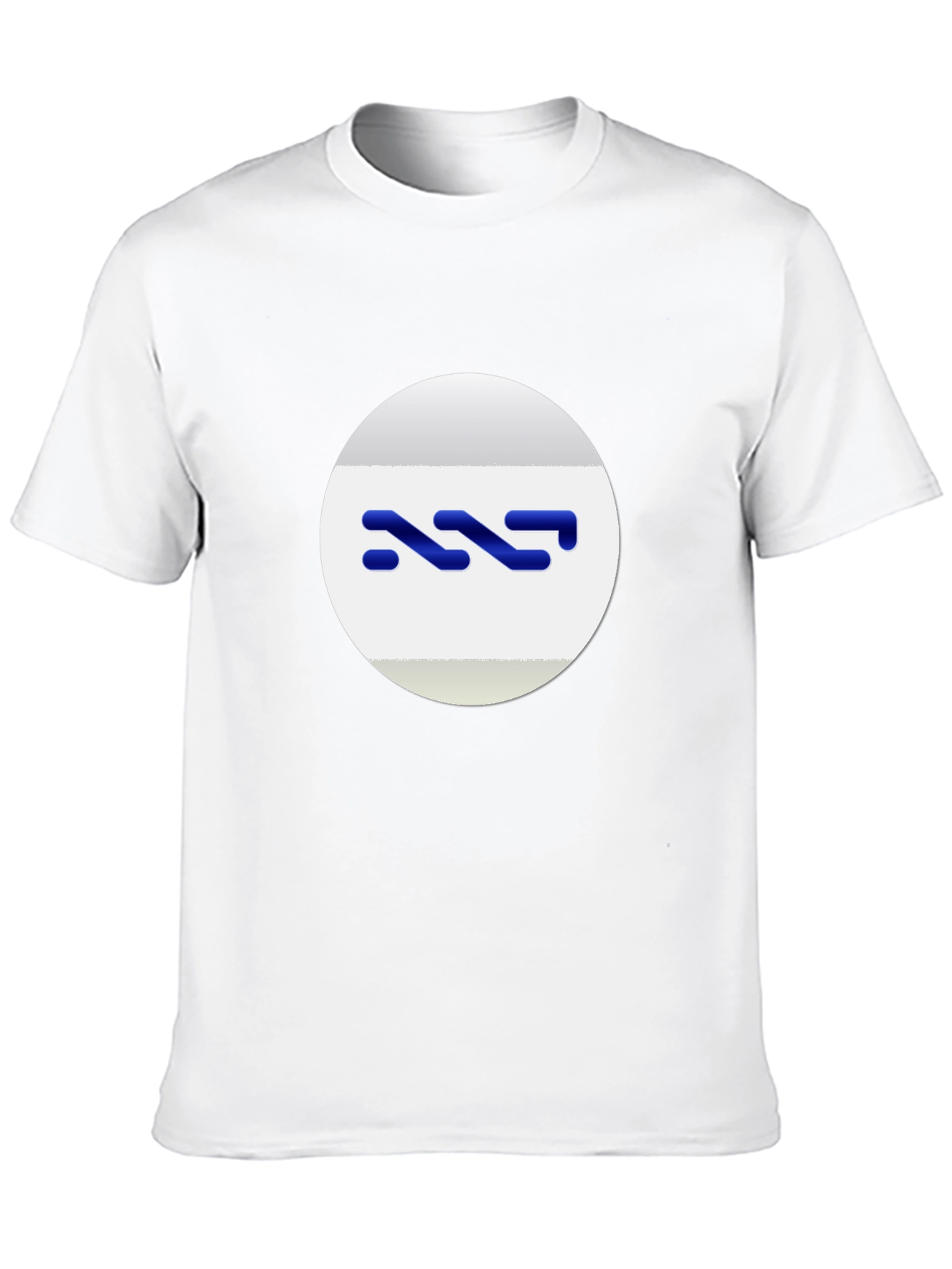 Modern Black Tee with Abstract Logo