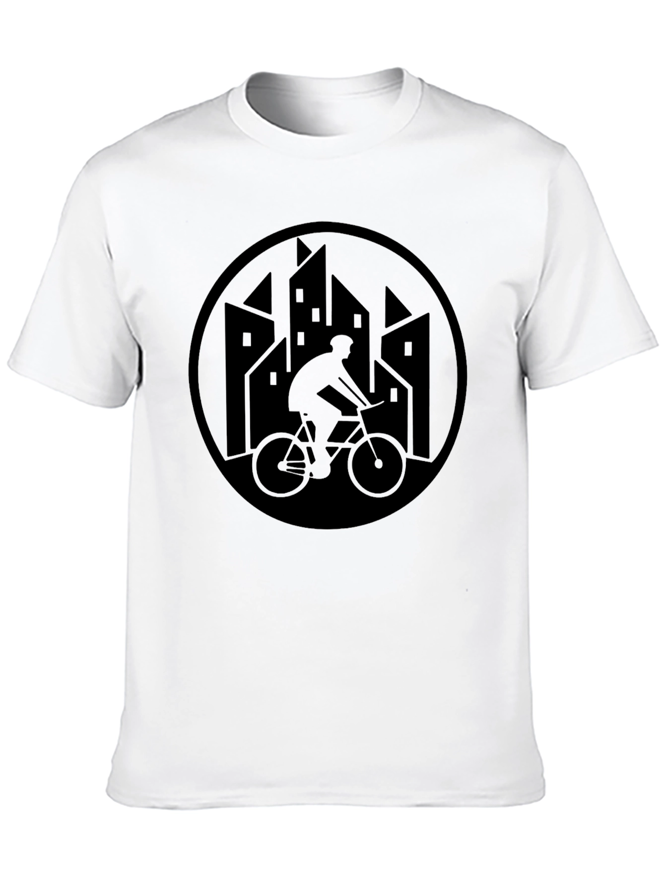 Urban Cyclist Graphic T-Shirt - Black