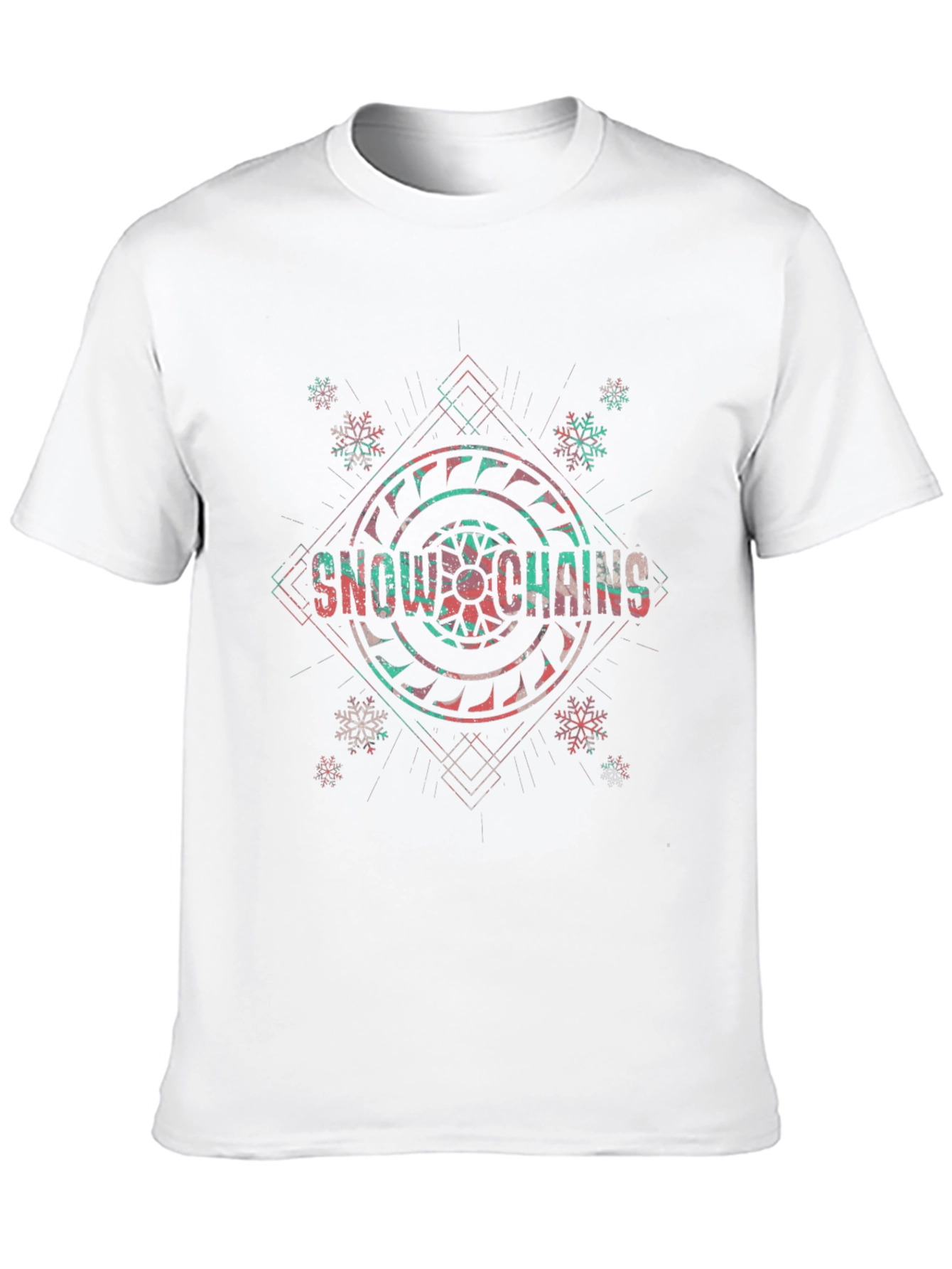 Snow Chains Graphic Tee - Black