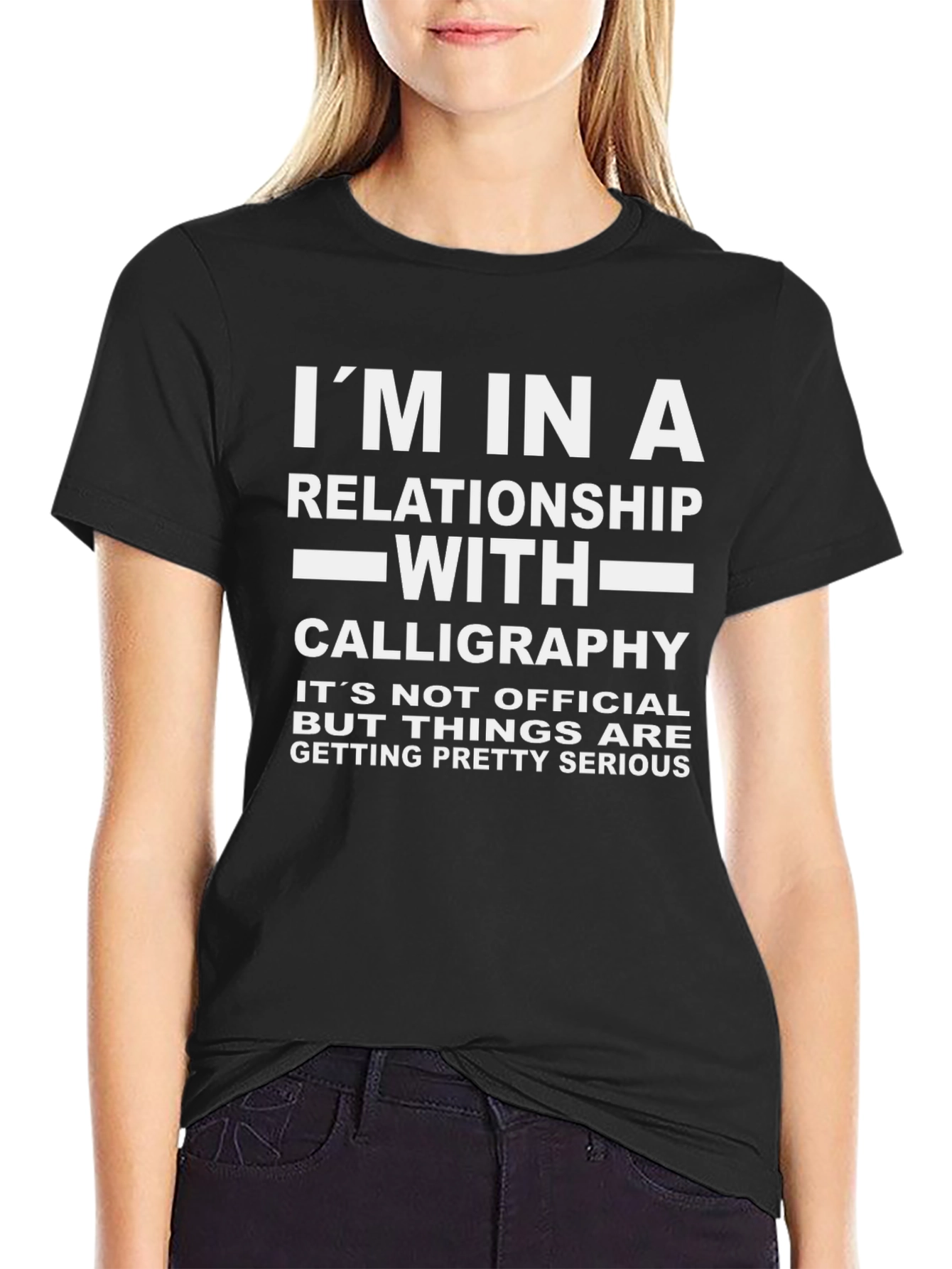 Calligraphy Relationship T-Shirt - Funny Graphic Tee