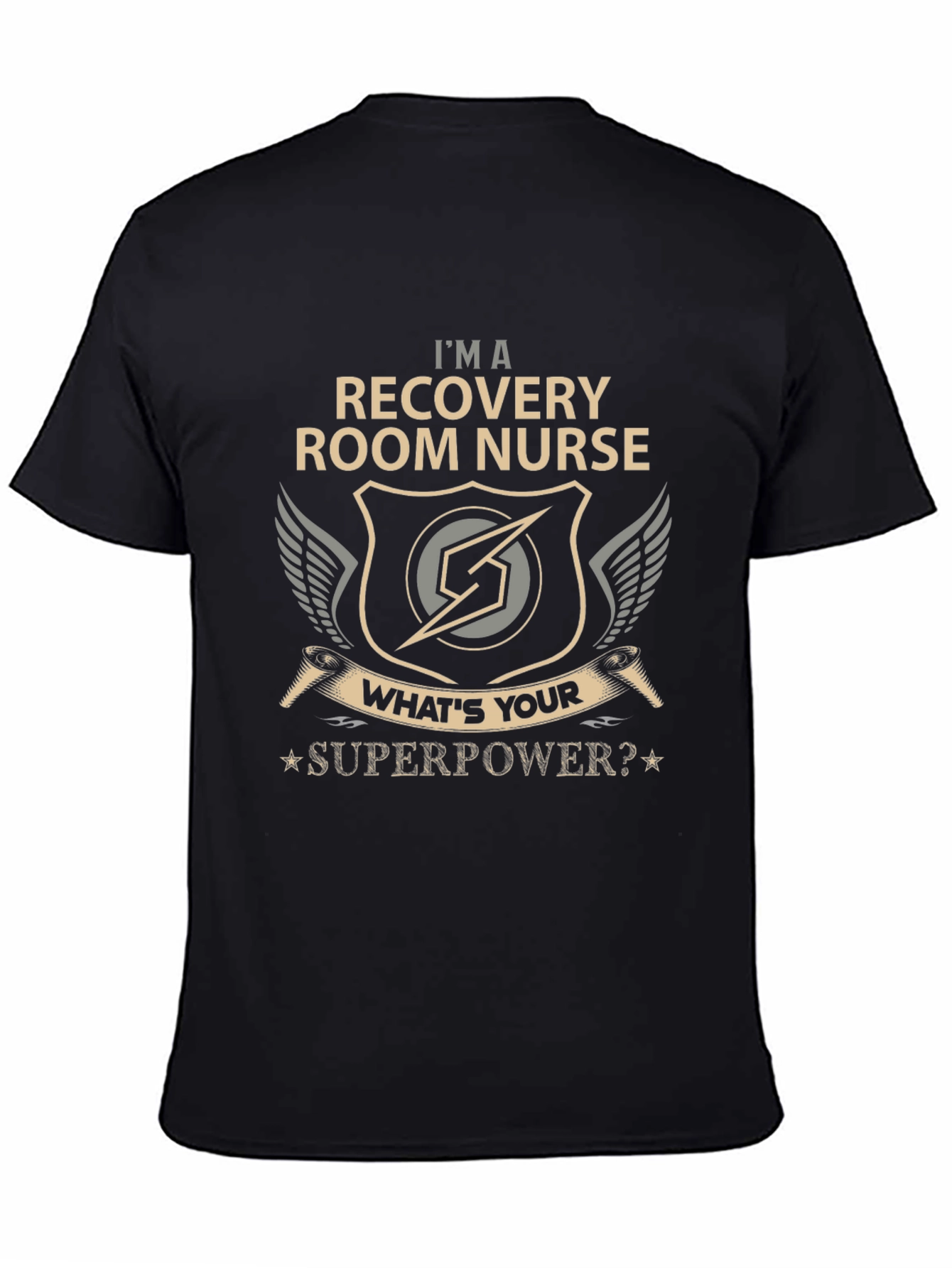 Recovery Room Nurse Superpower Graphic T-Shirt