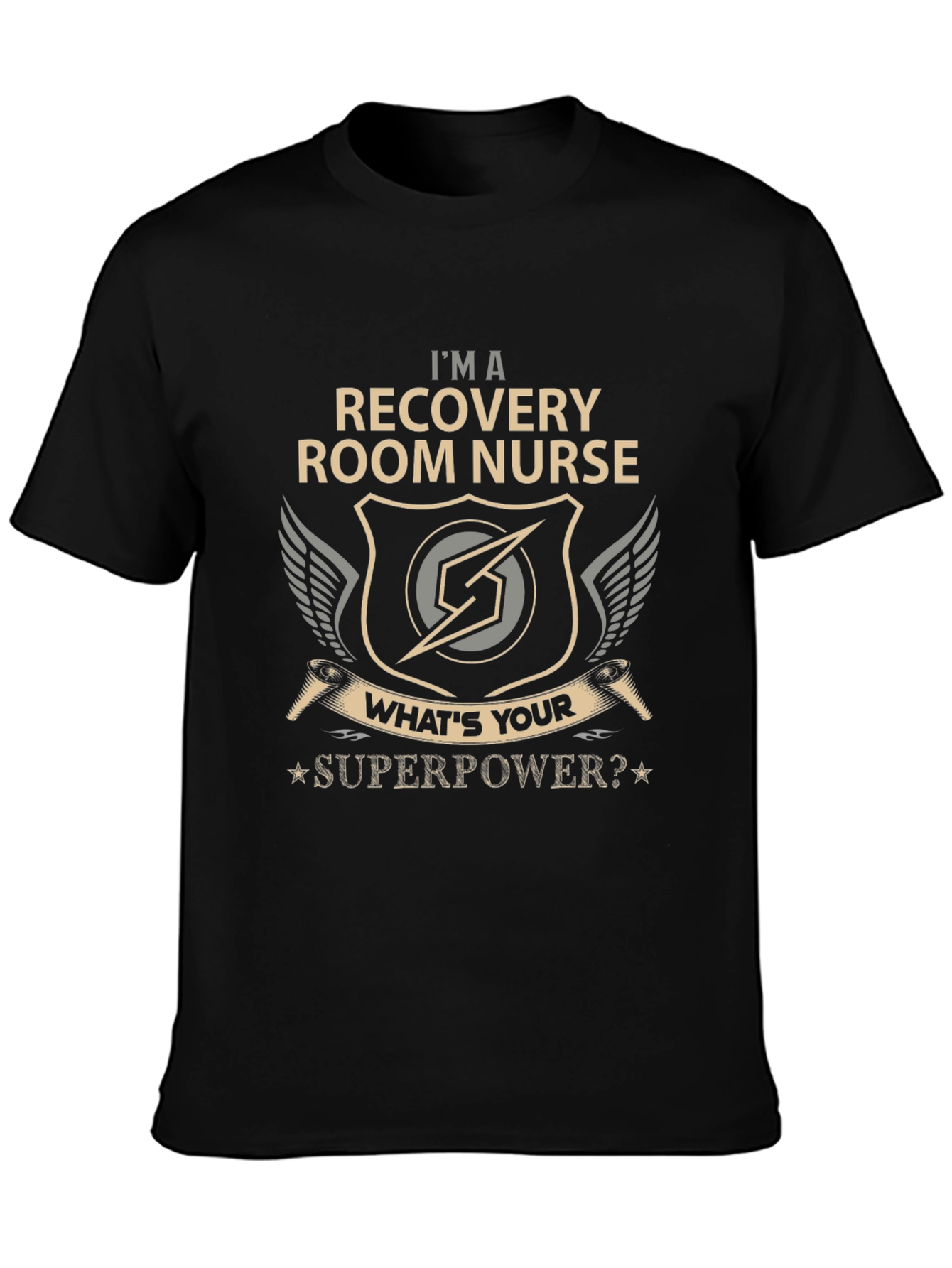 Recovery Room Nurse Superpower Graphic T-Shirt