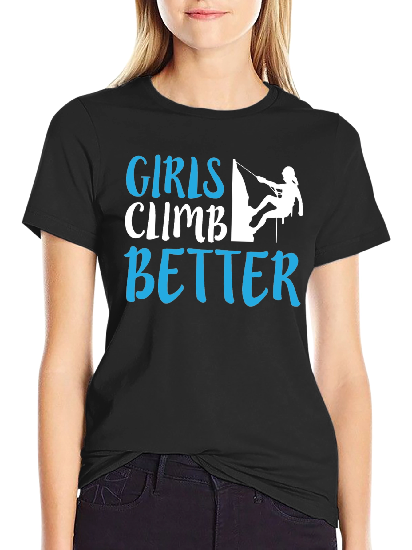 Girls Climb Better Graphic Tee