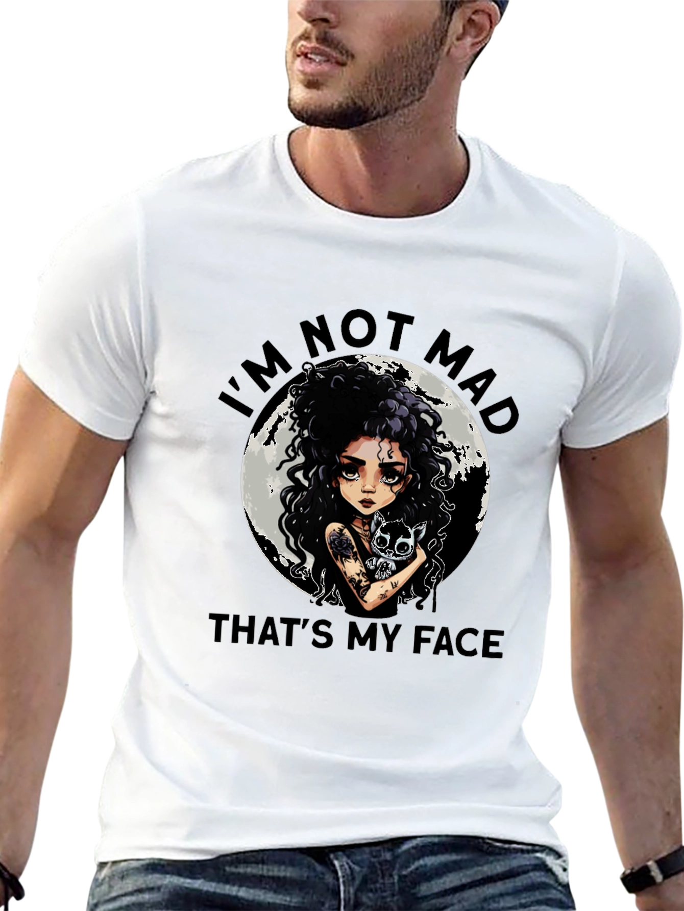 Im Not Mad Thats My Face Graphic Tee