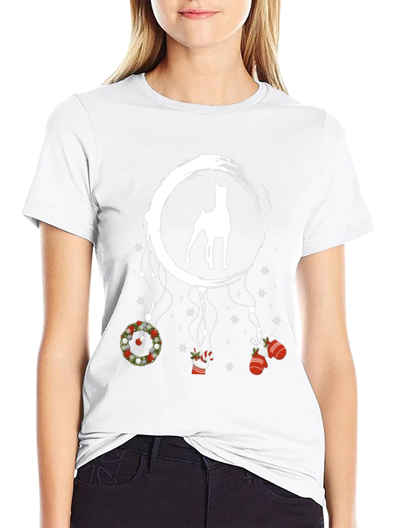 Christmas Dog Dreamcatcher Tee