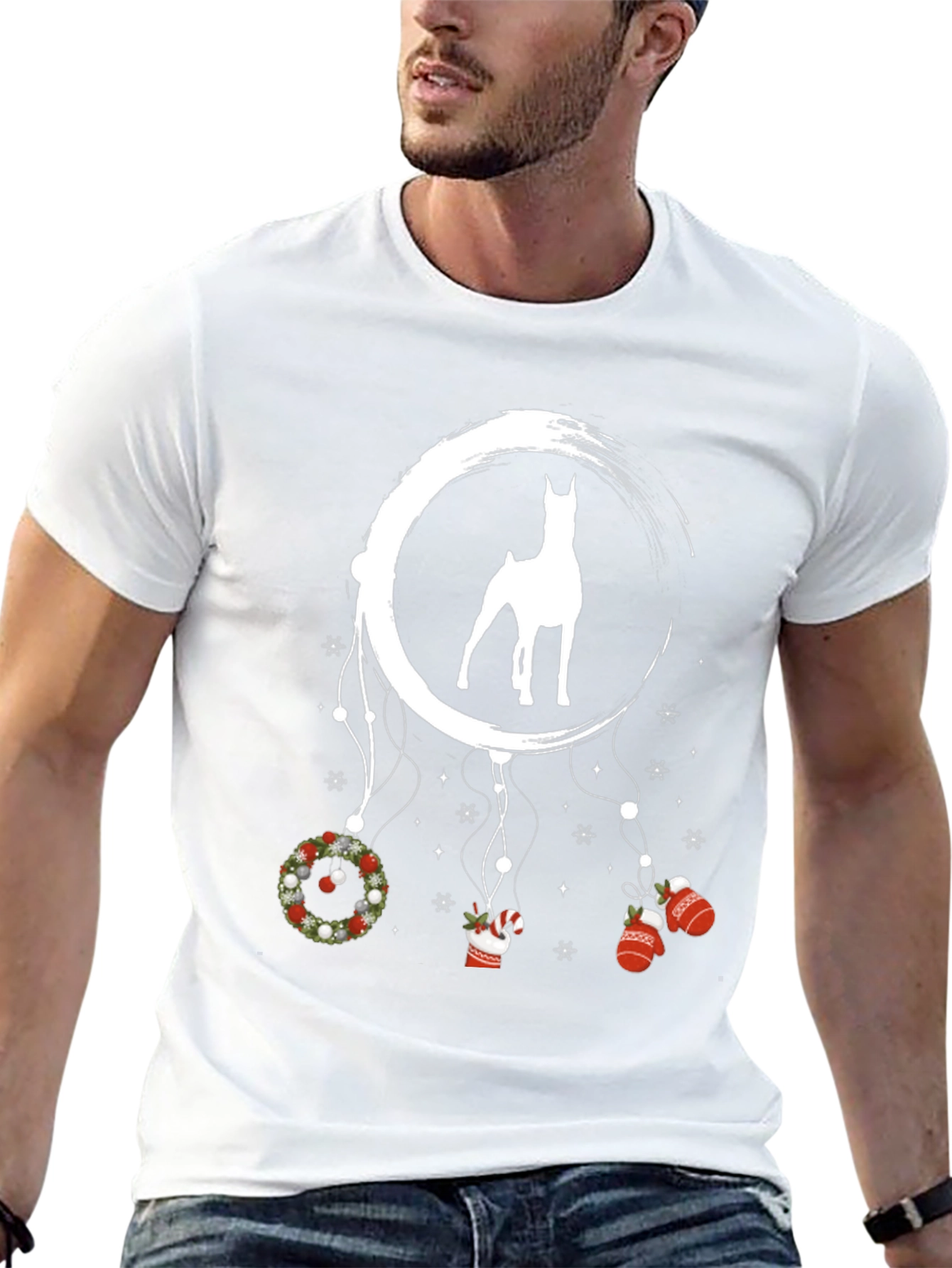 Christmas Dog Dreamcatcher Tee