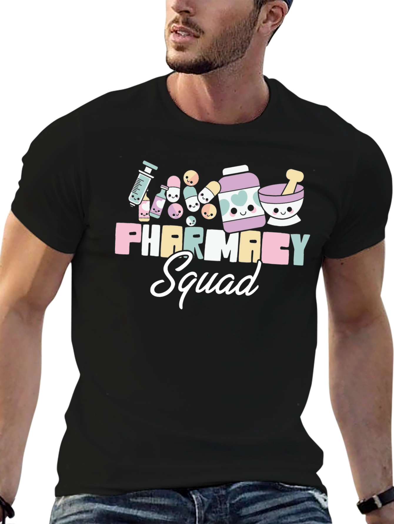 Pharmacy Squad T-Shirt - Cute Kawaii Design
