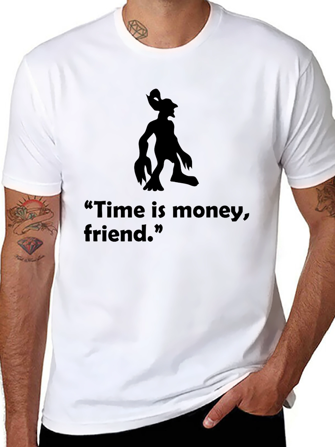Time is Money Friend Graphic T-Shirt