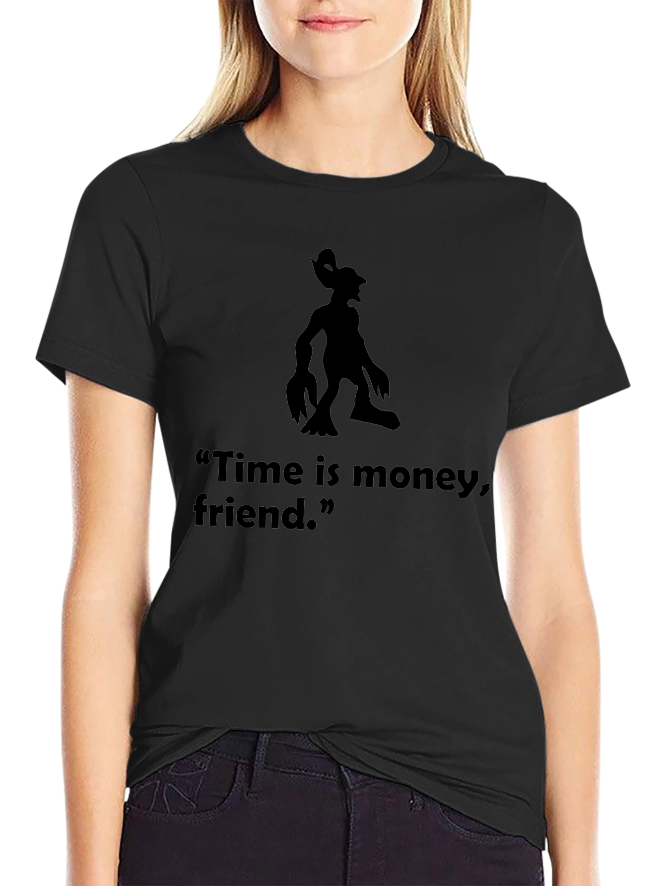 Time is Money Friend Graphic T-Shirt