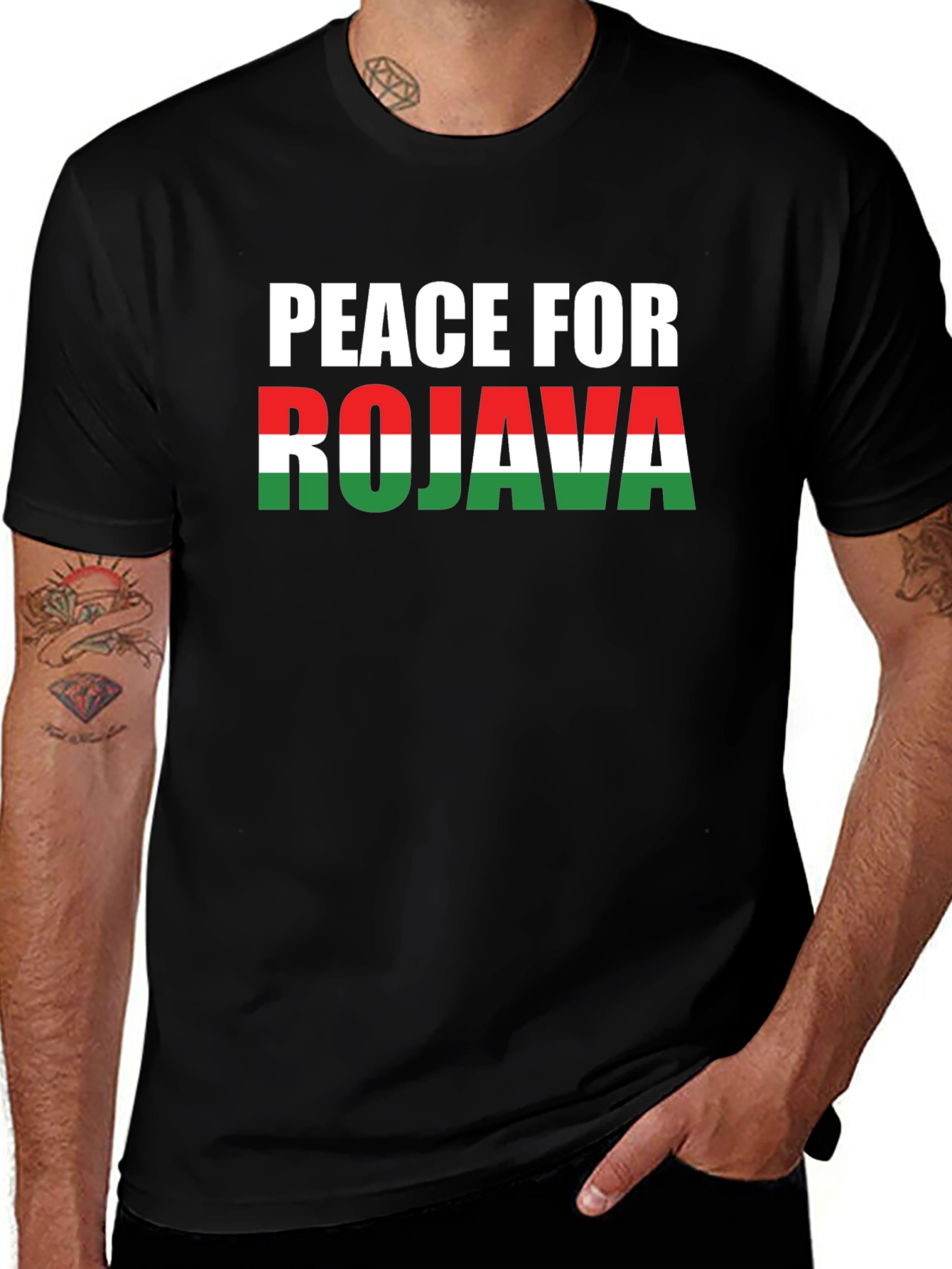 Peace for Rojava T-Shirt - Solidarity Tee