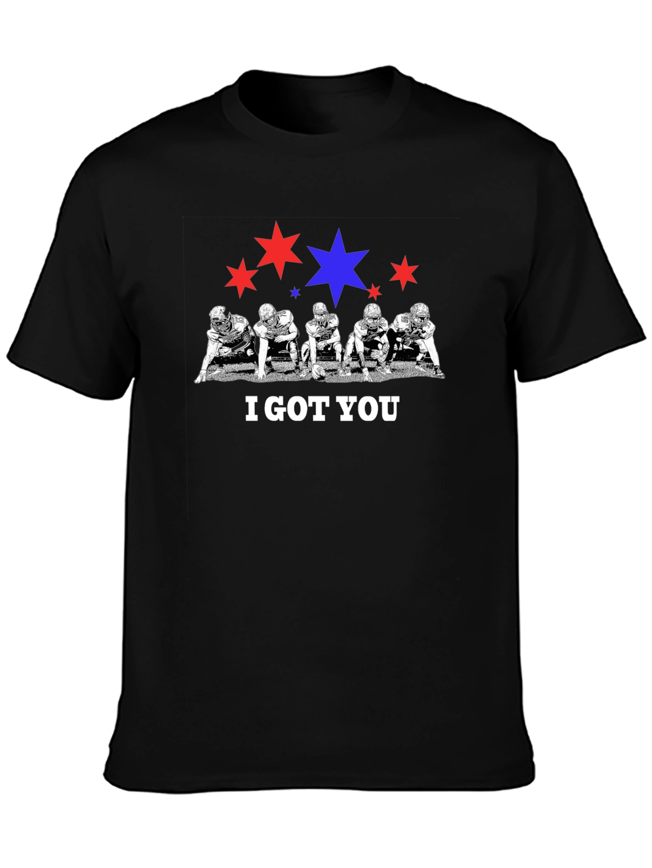 I Got You Football Graphic T-Shirt