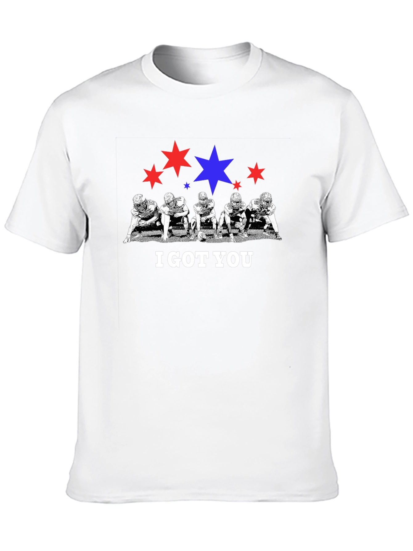 I Got You Football Graphic T-Shirt