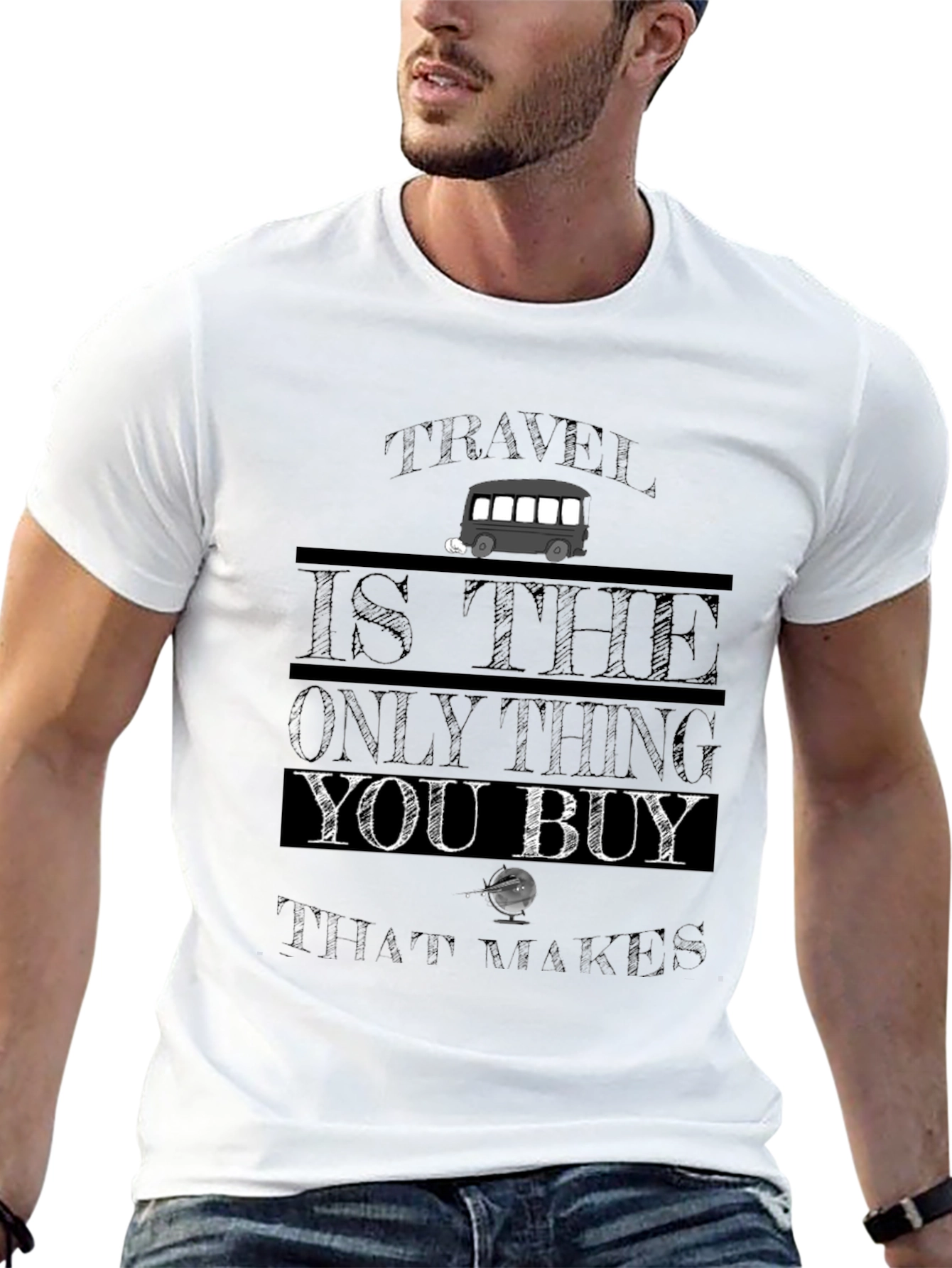 Travel Quote T-Shirt - Road Trip Ready