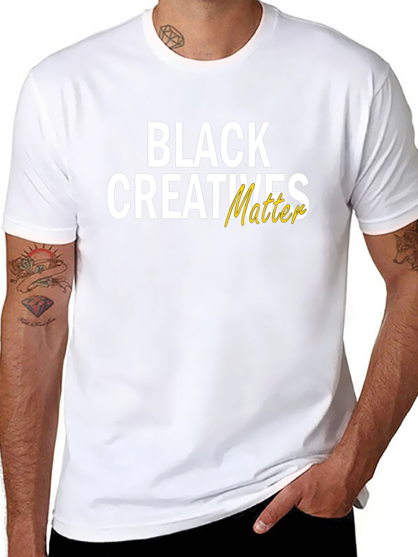 Black Creatives Matter Graphic Tee - Unisex Cotton T-Shirt