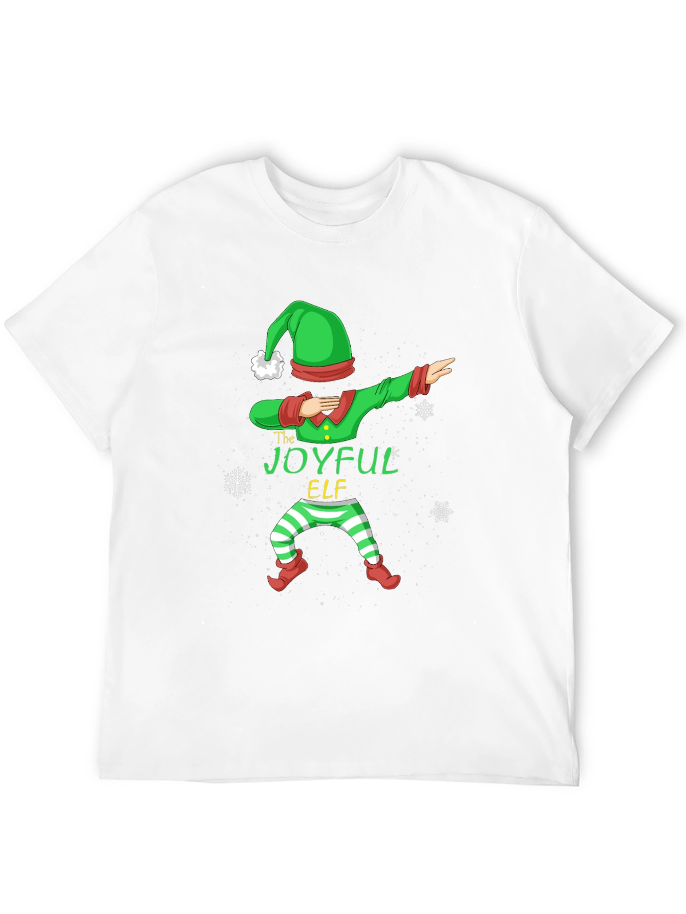 Joyful Elf Dabbing Christmas T-Shirt