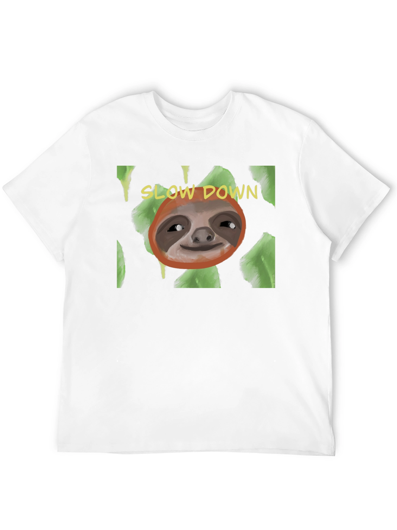 Slow Down Sloth T-Shirt - Relaxed Style