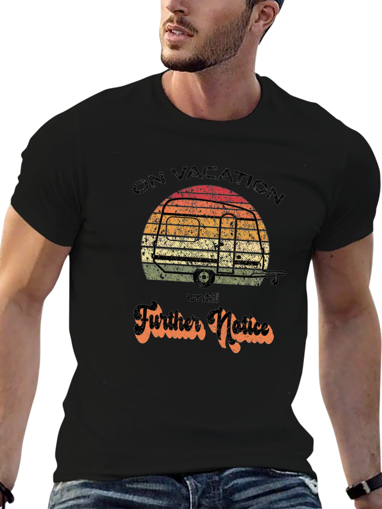 On Vacation Until Further Notice Graphic Tee