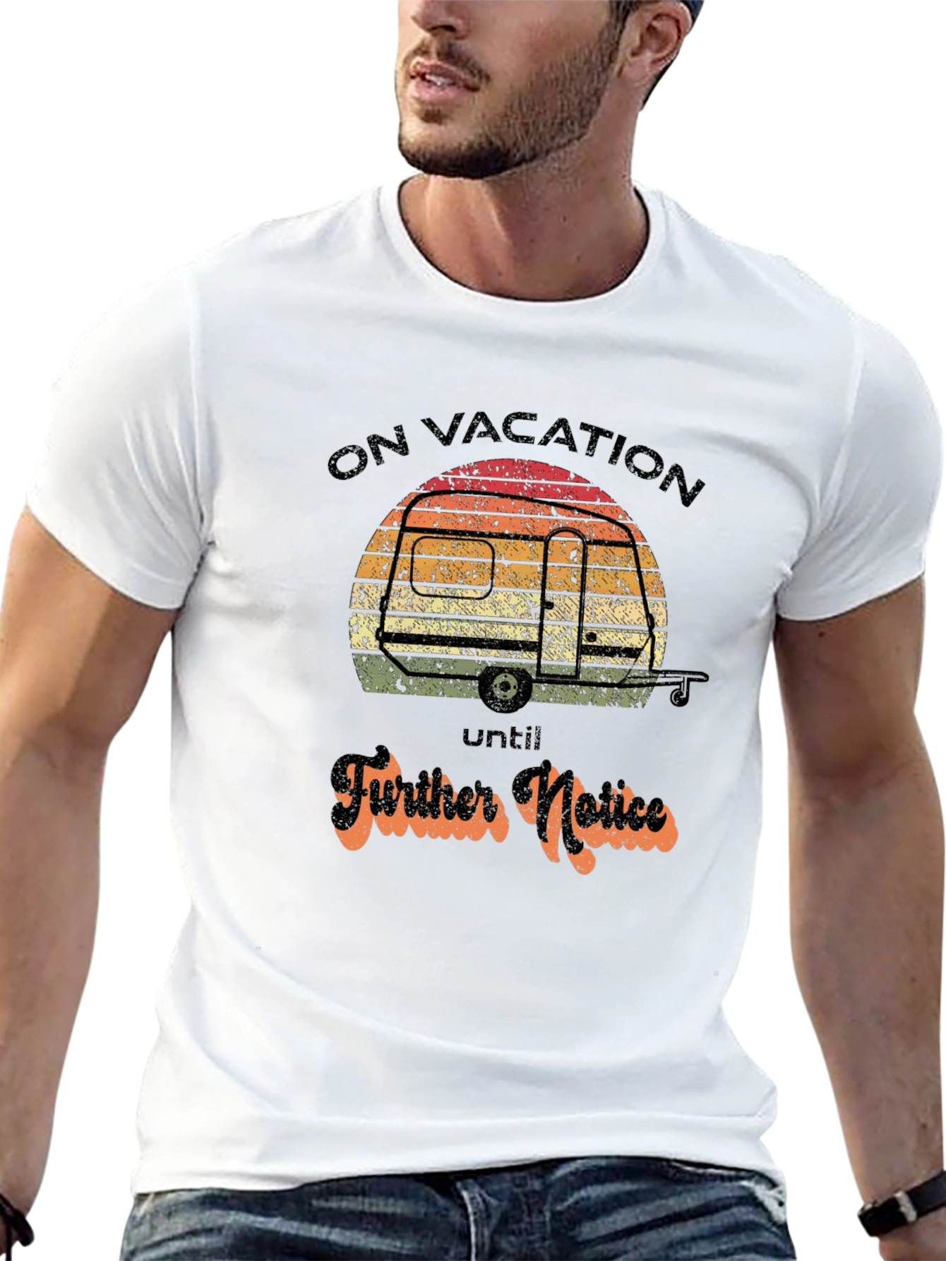 On Vacation Until Further Notice Graphic Tee