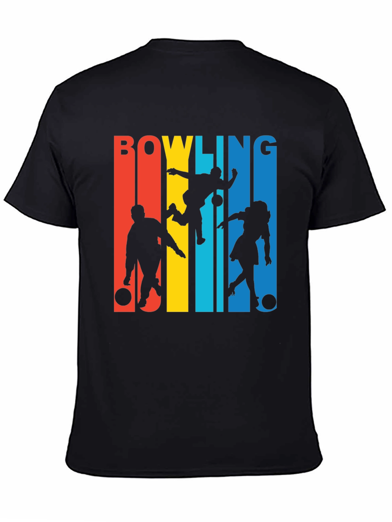 Retro Bowling T-Shirt - Strike Design