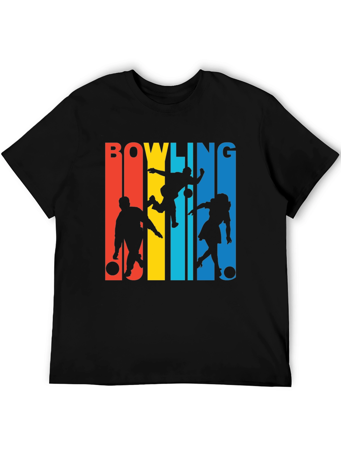 Retro Bowling T-Shirt - Strike Design