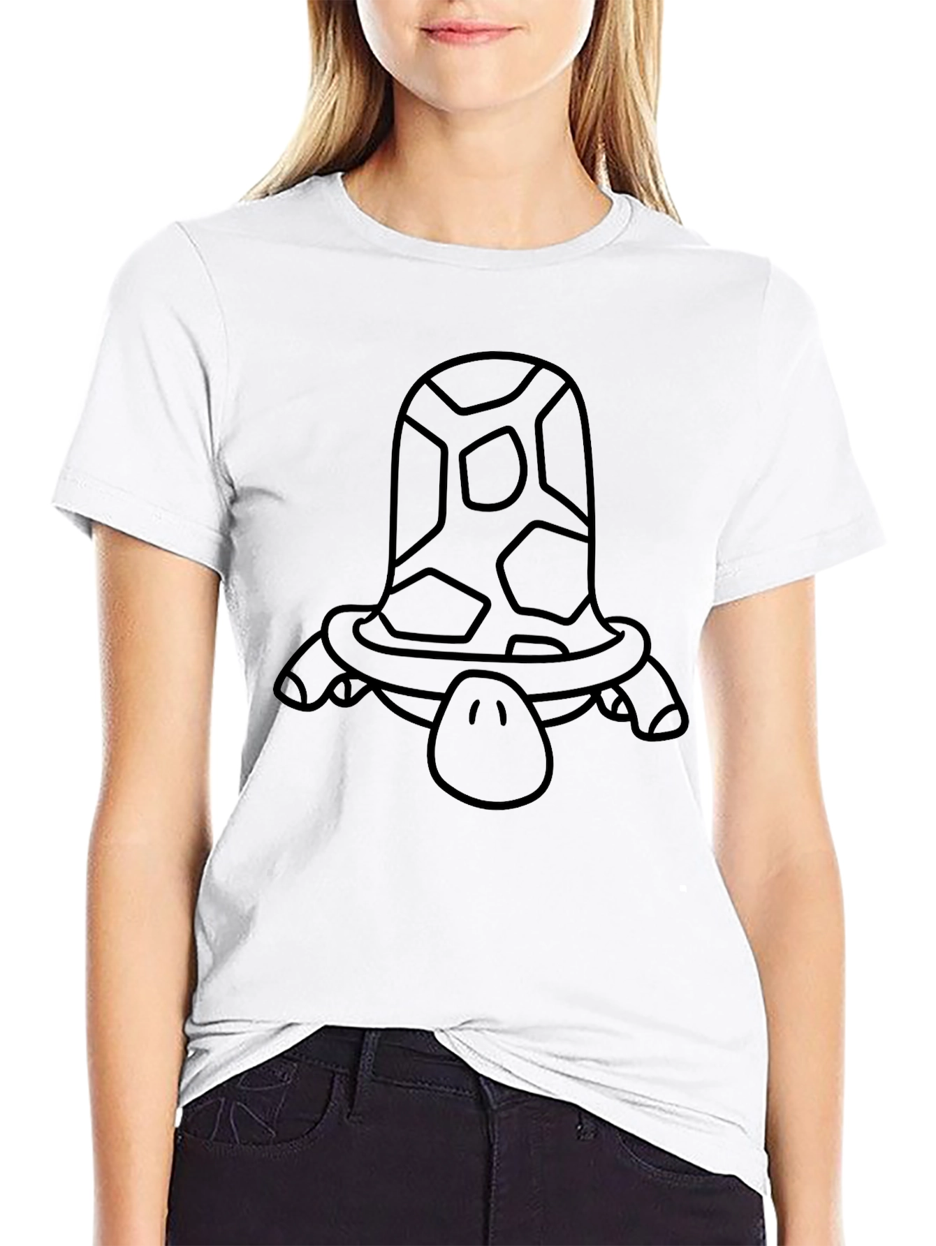 Turtle Graphic Black T-Shirt