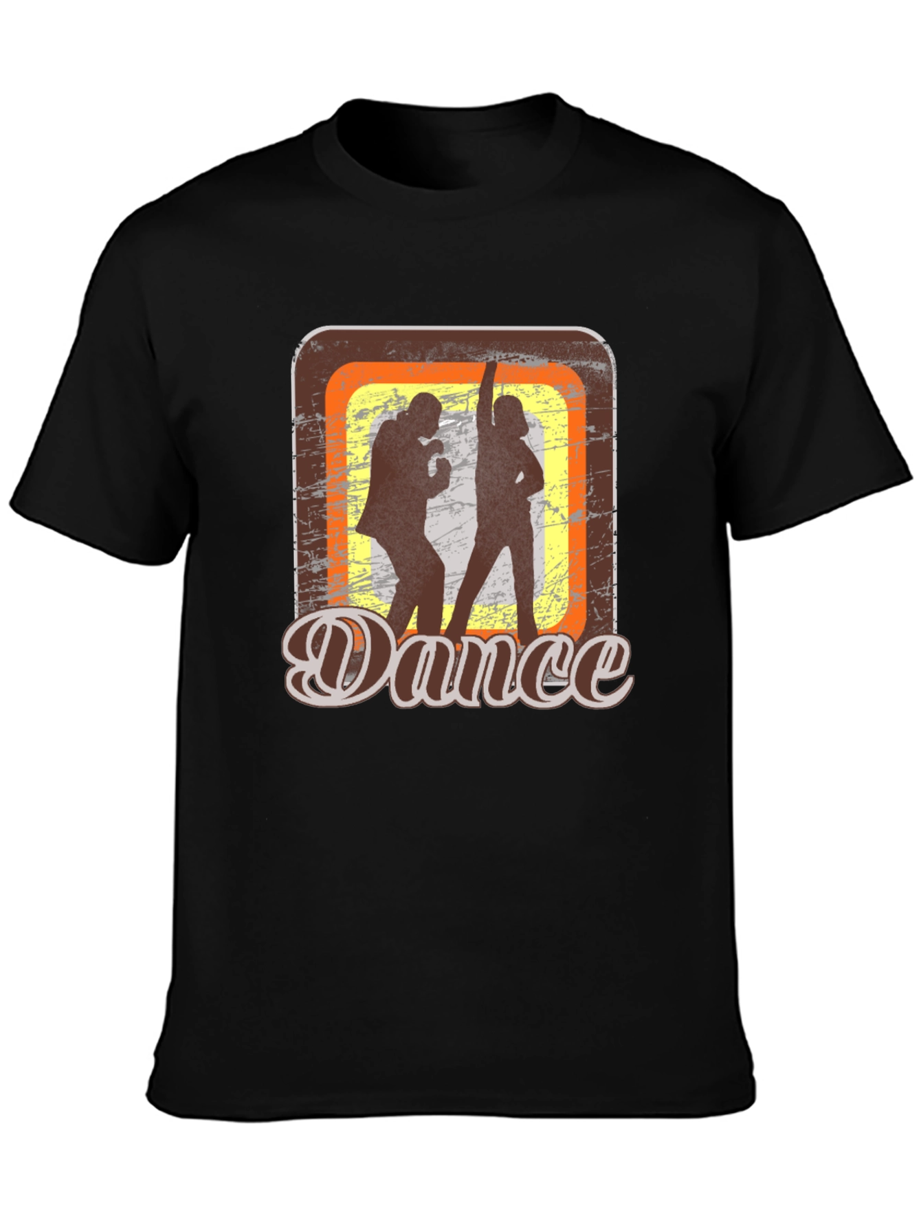 Retro Dance Graphic T-Shirt - Groovy Style