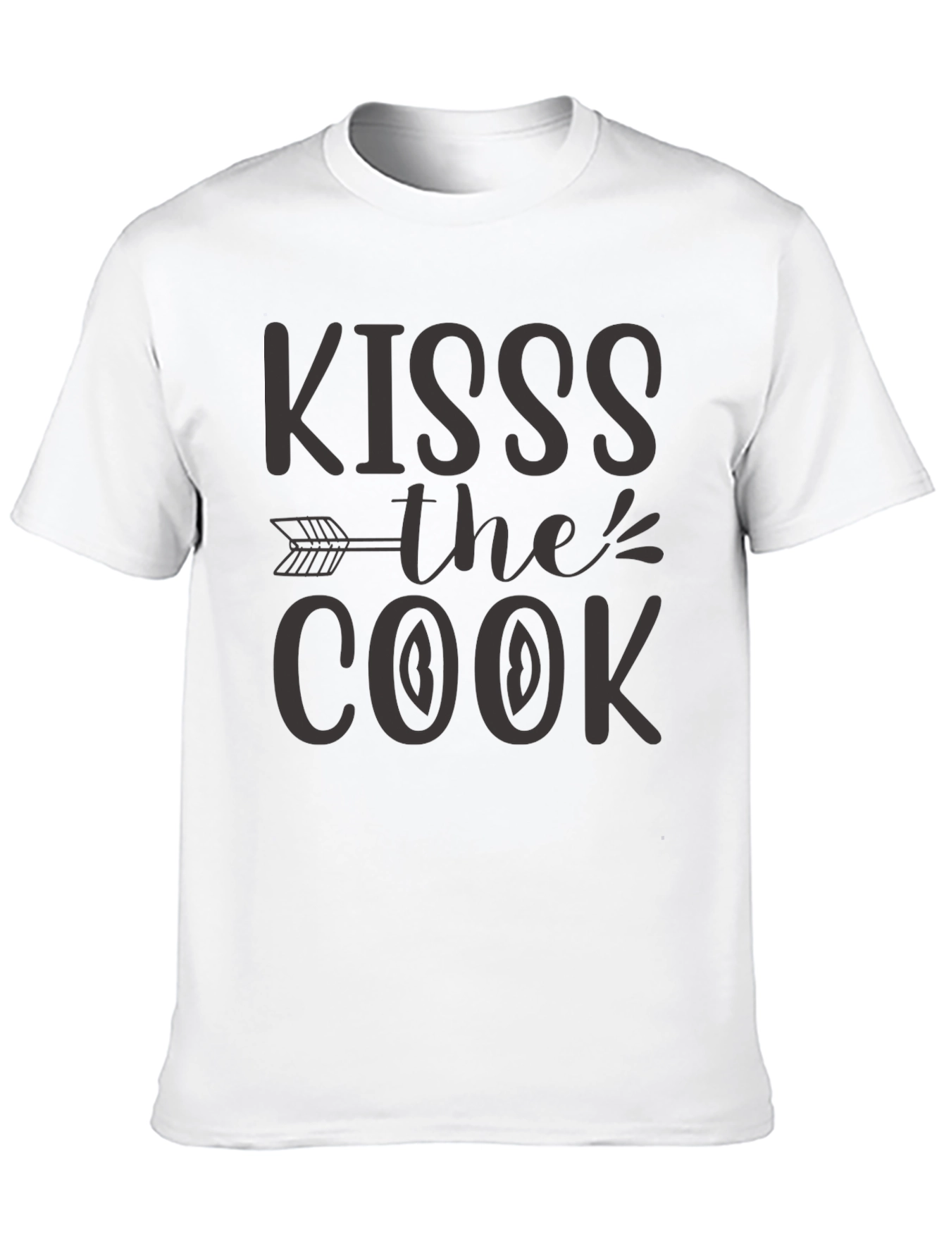 Kiss the Cook Novelty Graphic Tee