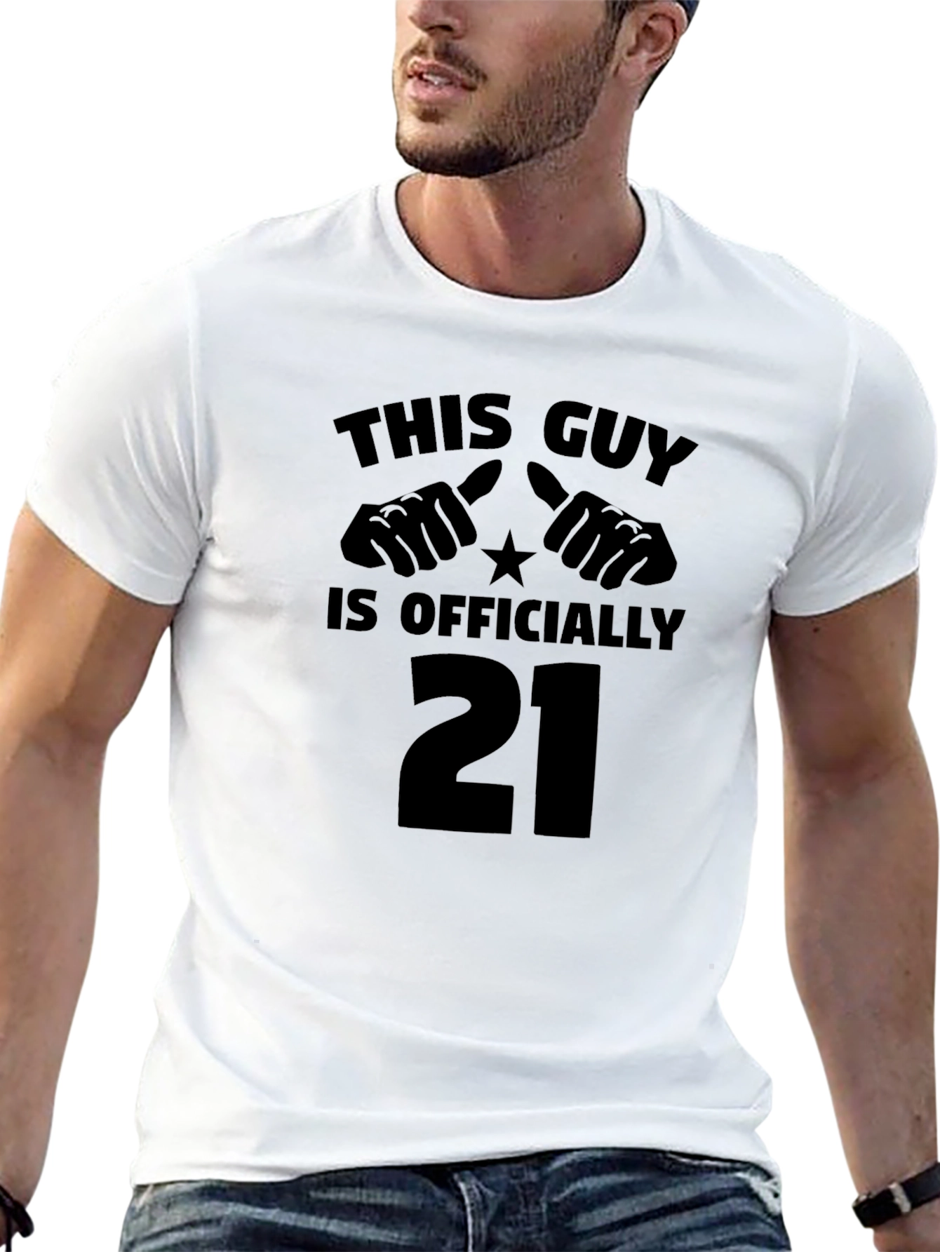 This Guy is Officially 21 T-Shirt - Birthday Gift