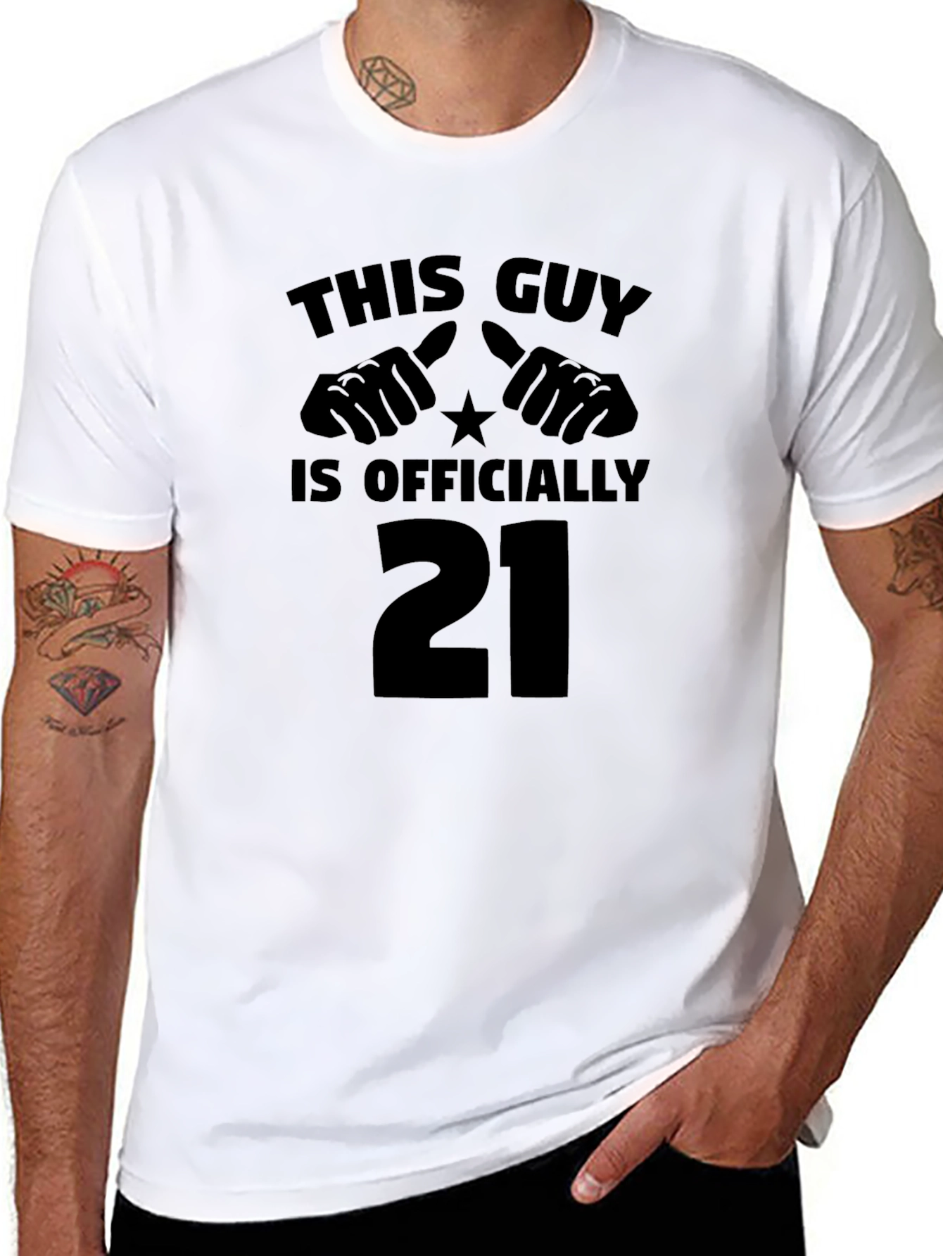 This Guy is Officially 21 T-Shirt - Birthday Gift