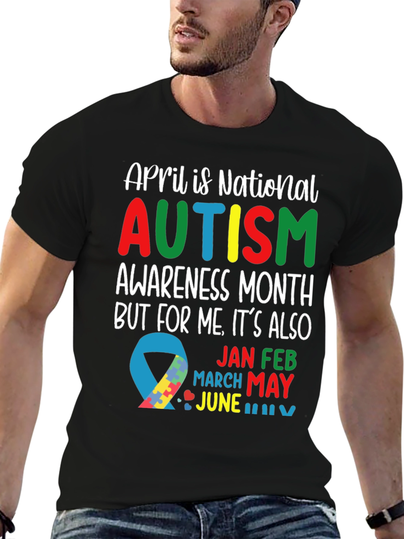 Autism Awareness Month Graphic T-Shirt