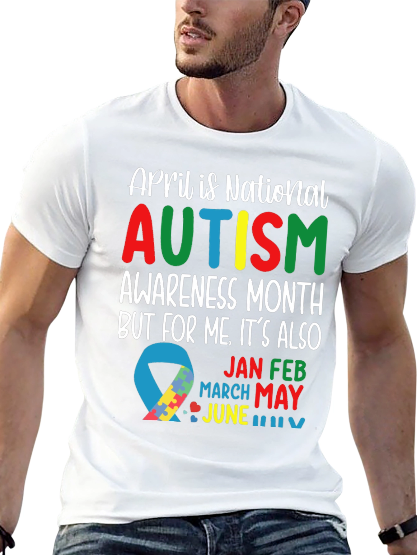 Autism Awareness Month Graphic T-Shirt