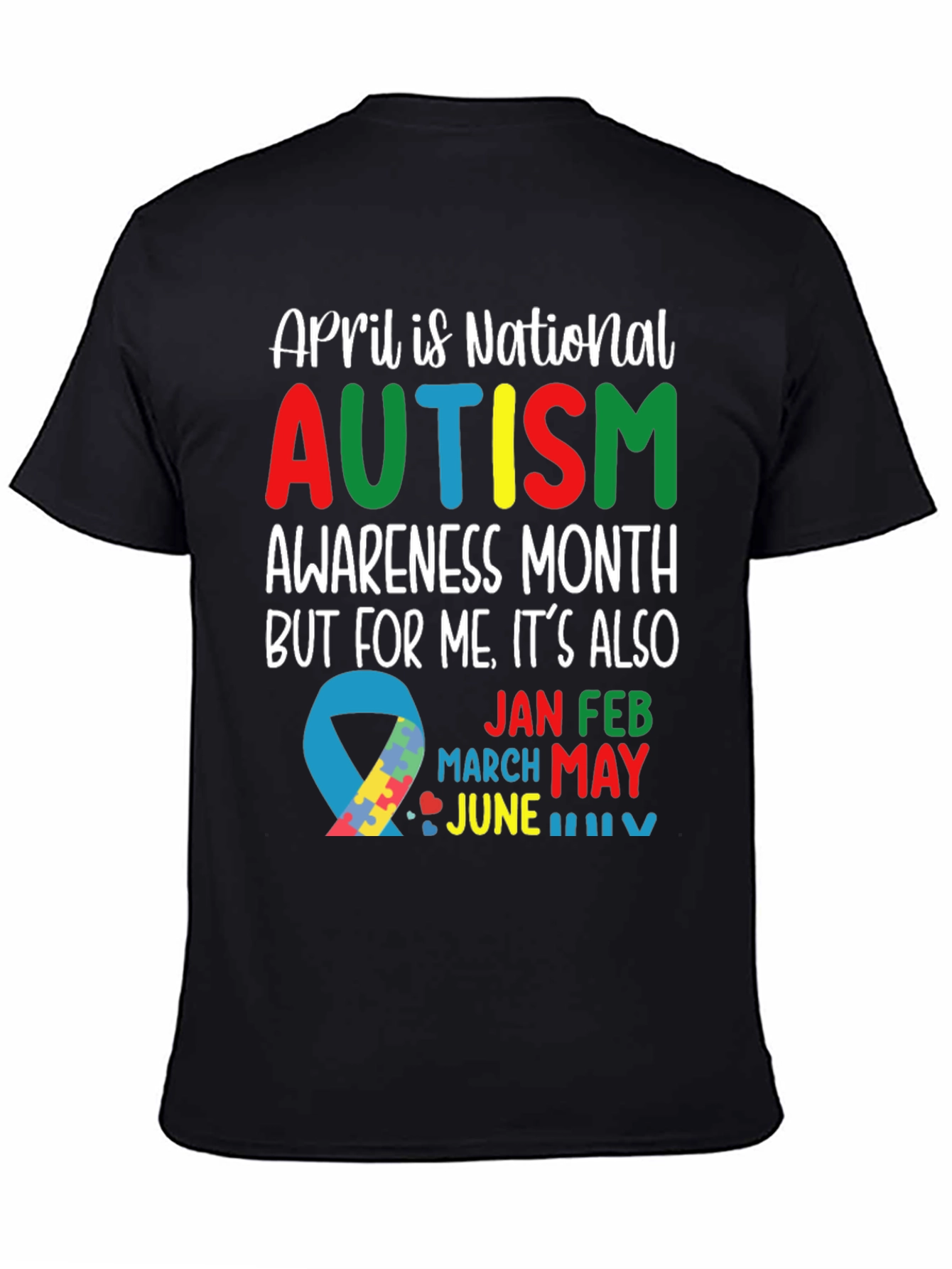 Autism Awareness Month Graphic T-Shirt